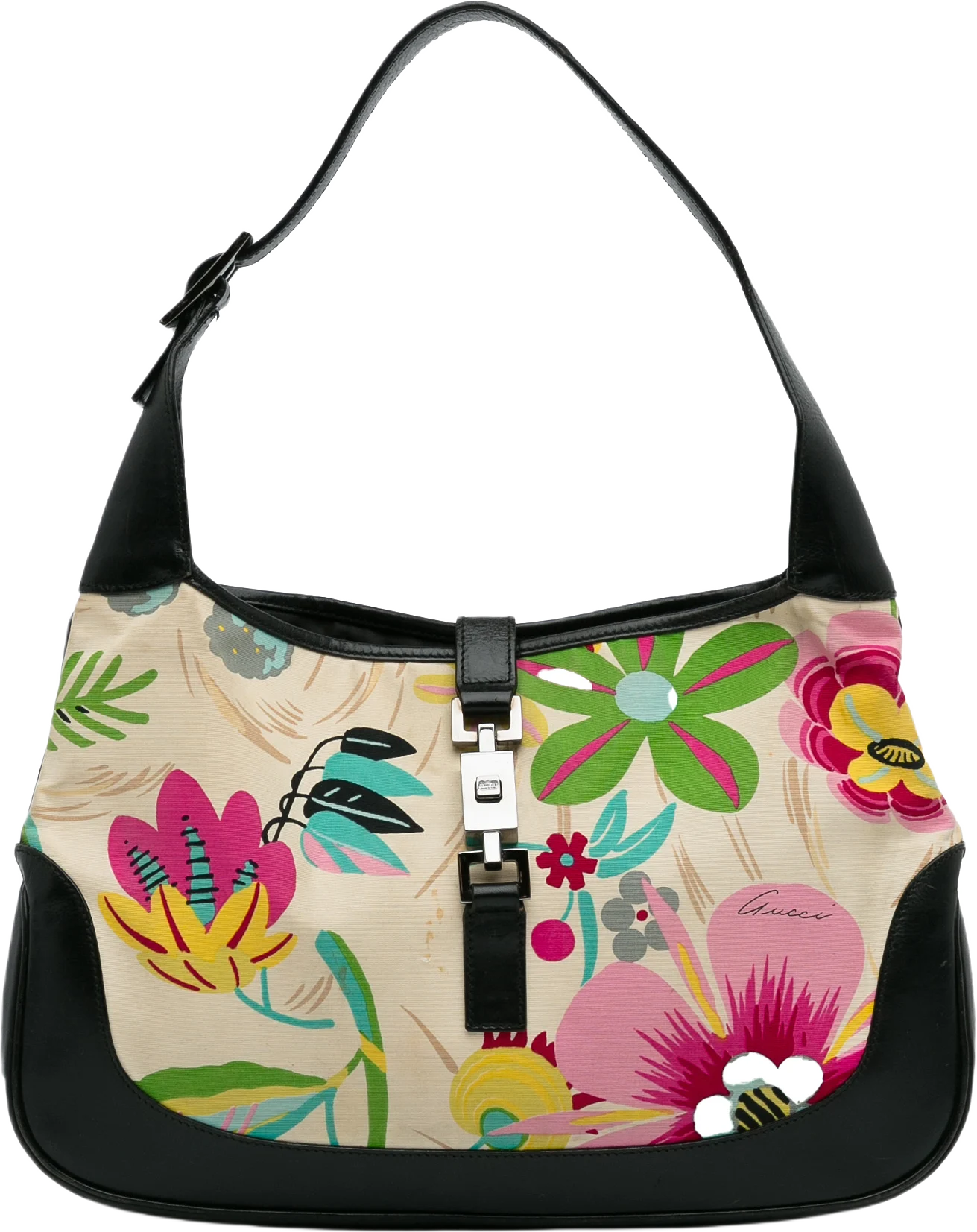 Gucci Small Floral Jackie O Hobo
