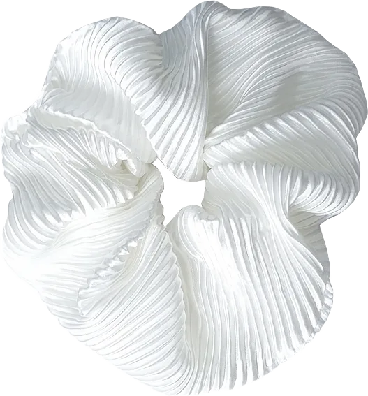 Stor Plisserad Scrunchie Xl