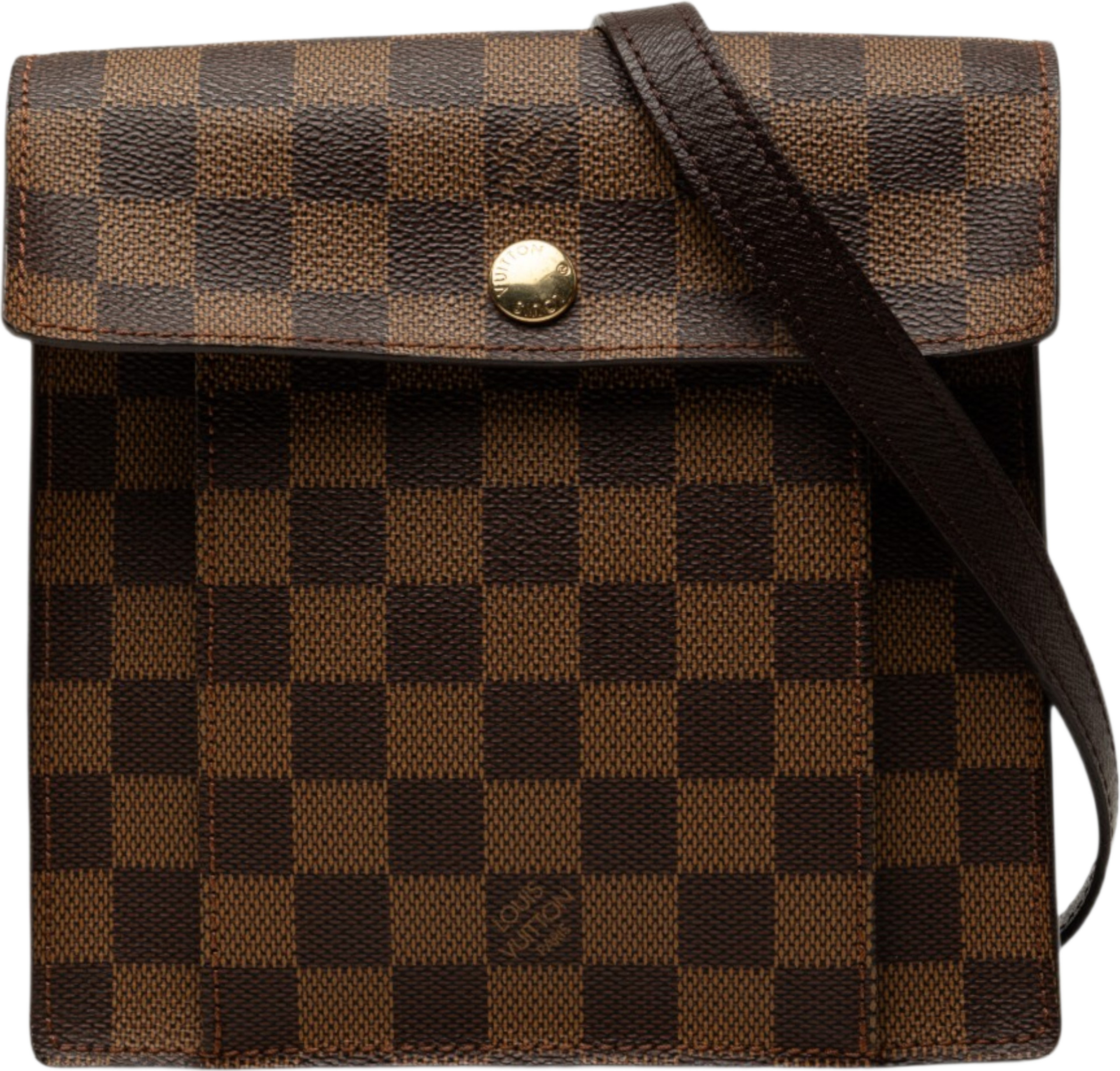 Louis Vuitton Damier Ebene Pimlico, från Luxclusif, i färgen brun. Klicka för att öppna bilden i stort format