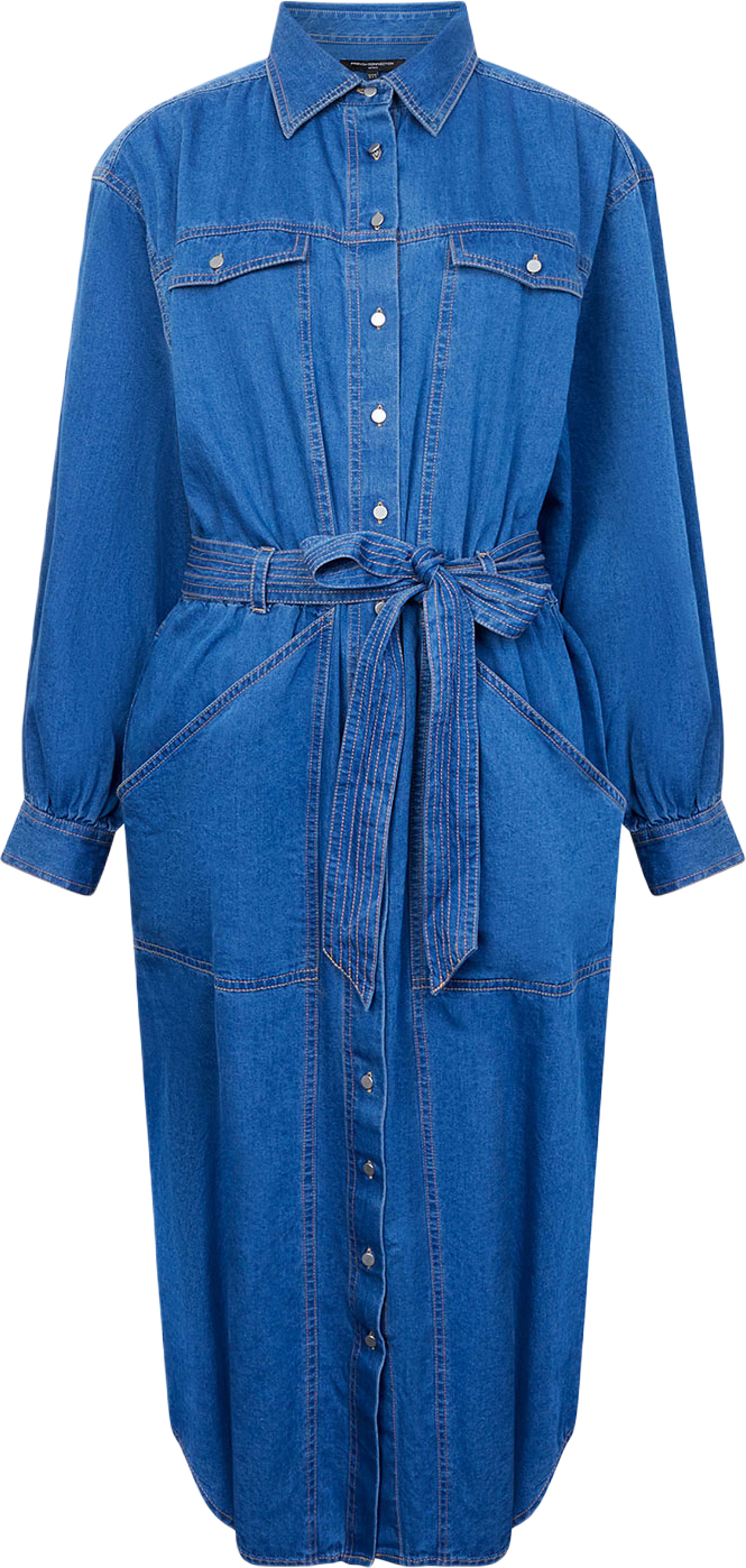 Zaves Chambray Dress