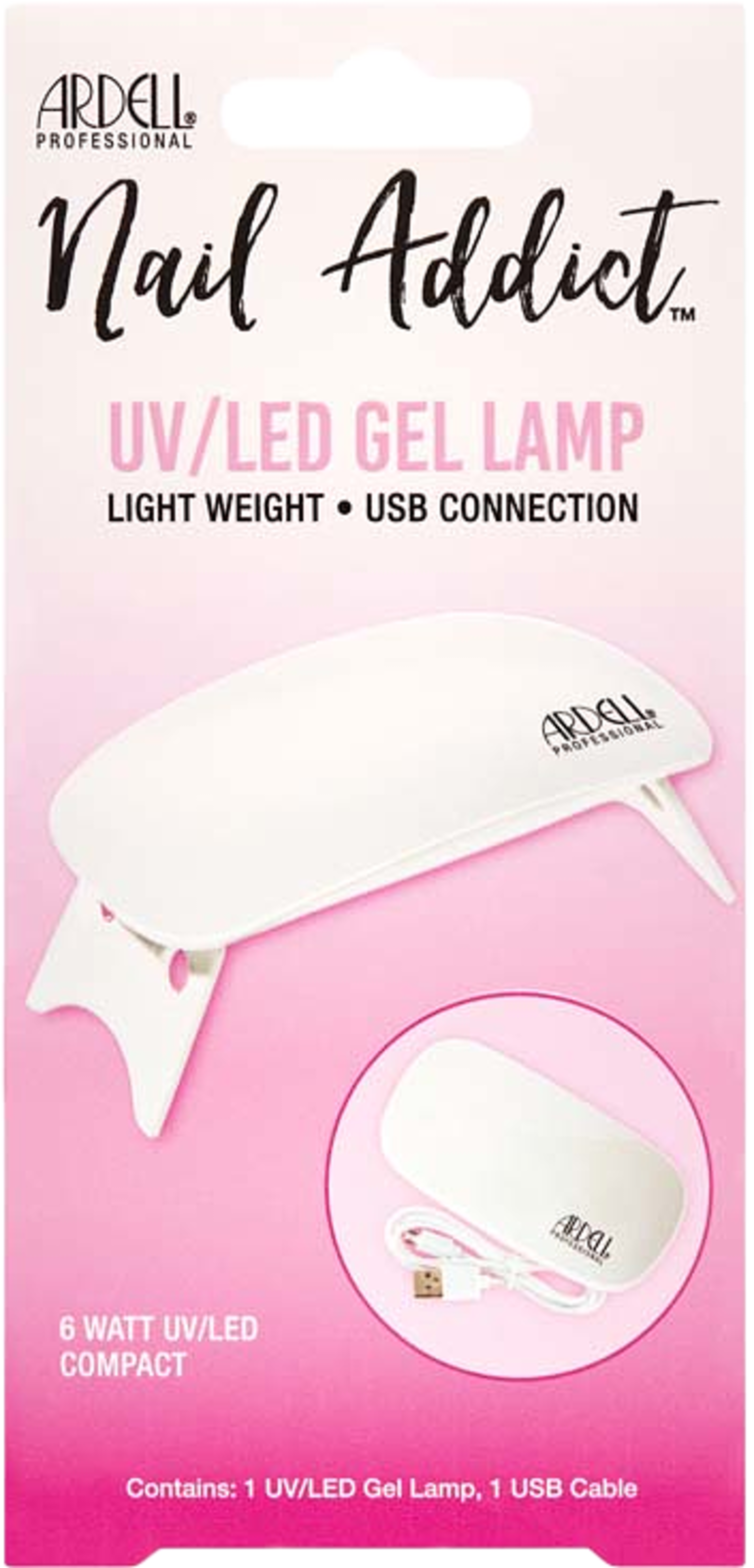 1 Step Gel Polish LED Gel Lamp, från Ardell. Klicka för att öppna bilden i stort format