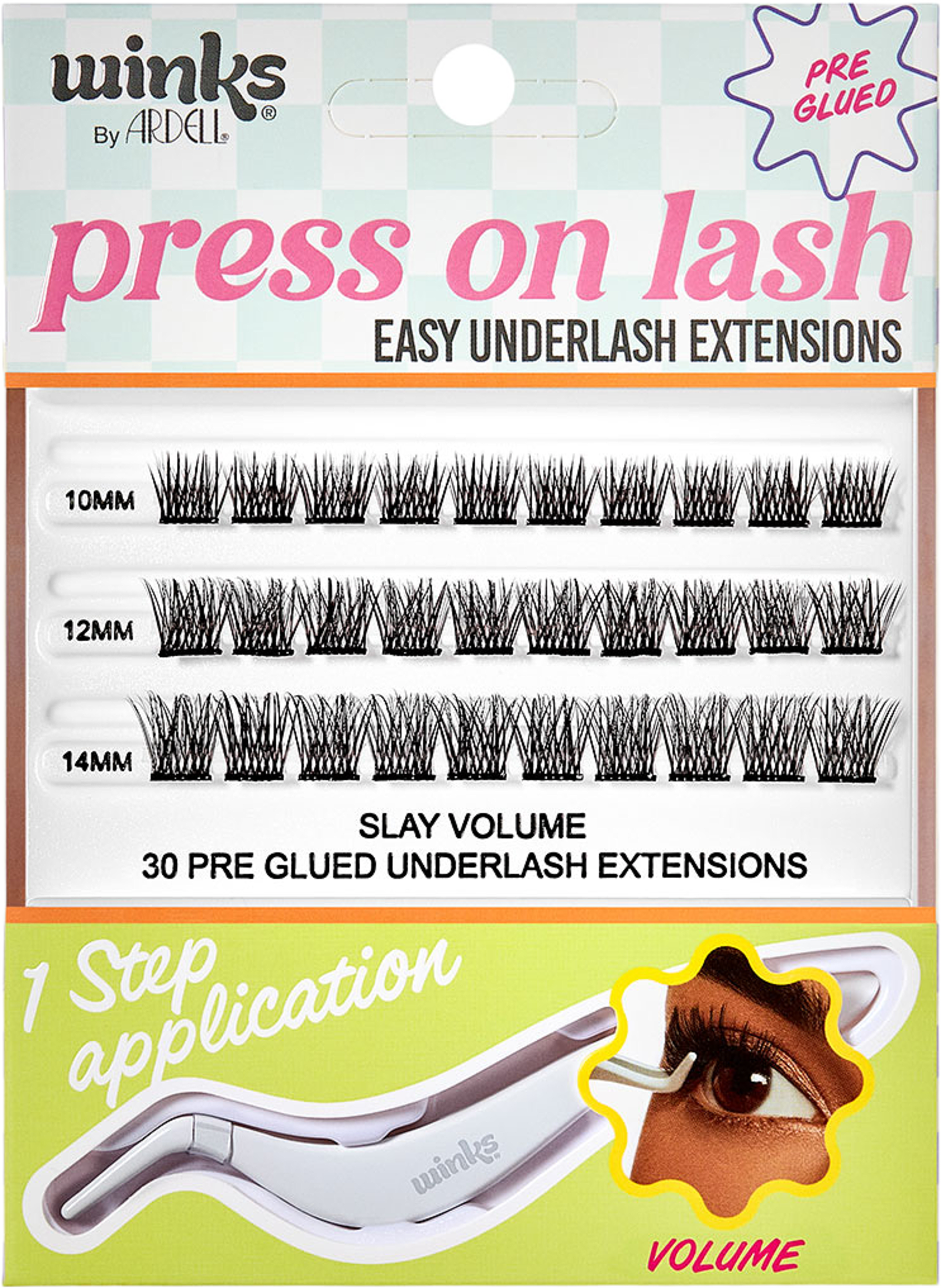 Winks Press On Underlash Extensions Slay Volume