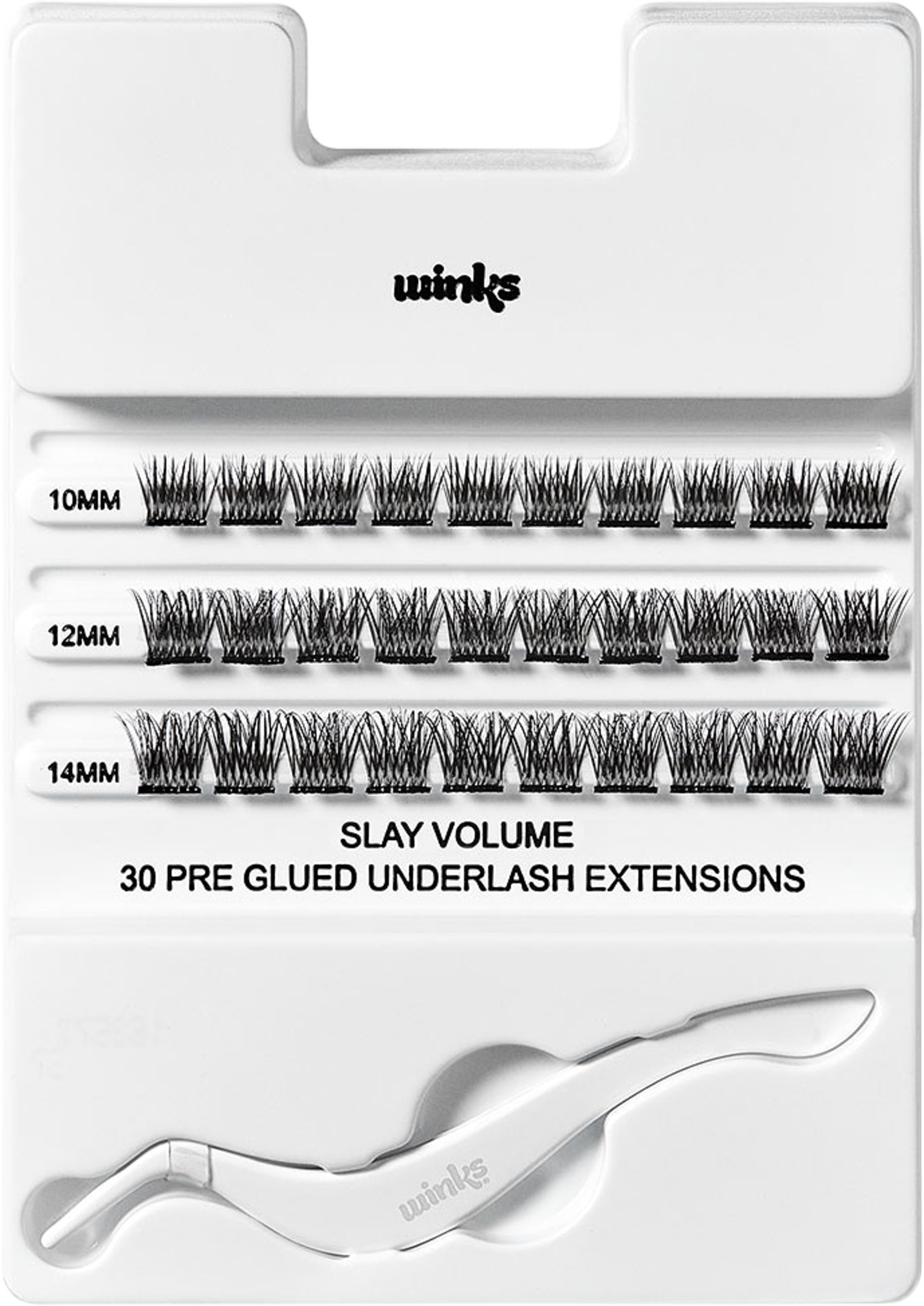 Winks Press On Underlash Extensions Slay Volume