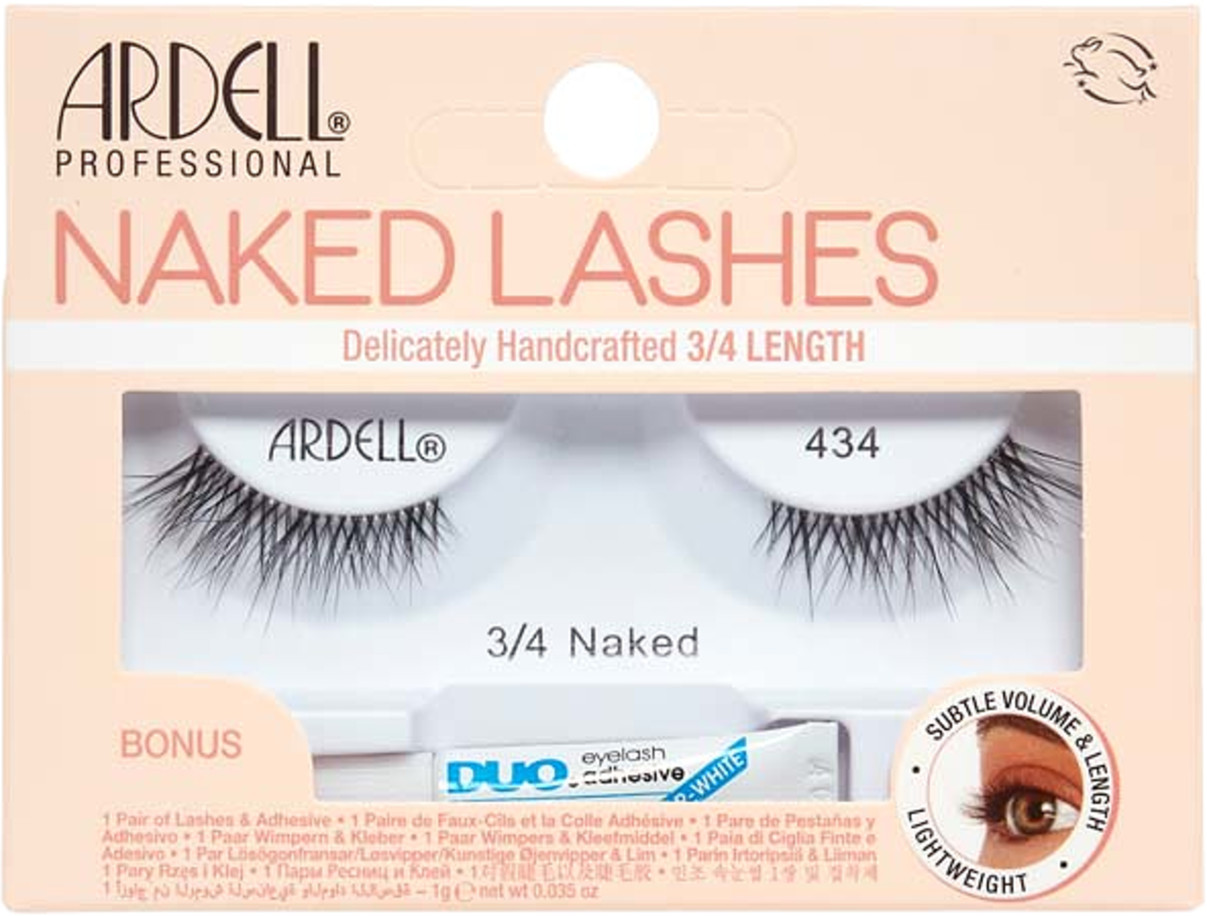 Naked Lash 3/4 Length 434, från Ardell. Klicka för att öppna bilden i stort format