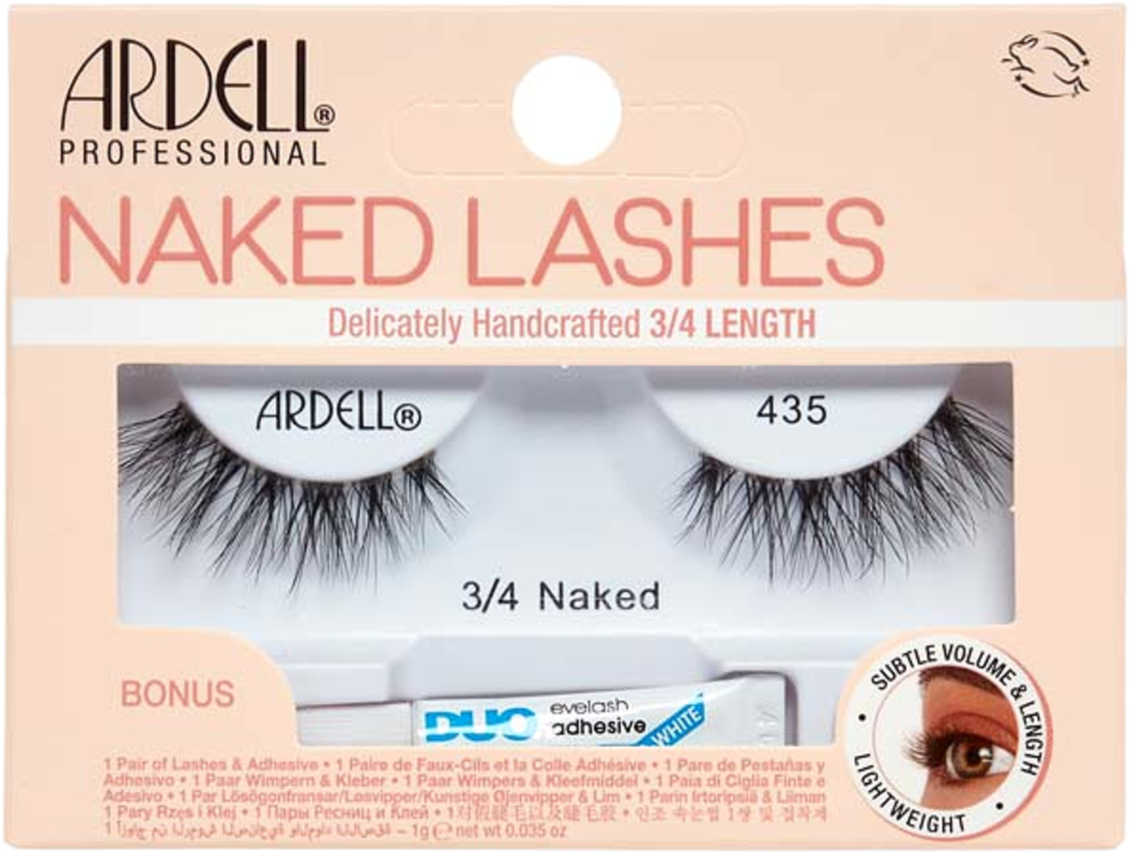 Naked Lash 3/4 Length 435, från Ardell. Klicka för att öppna bilden i stort format
