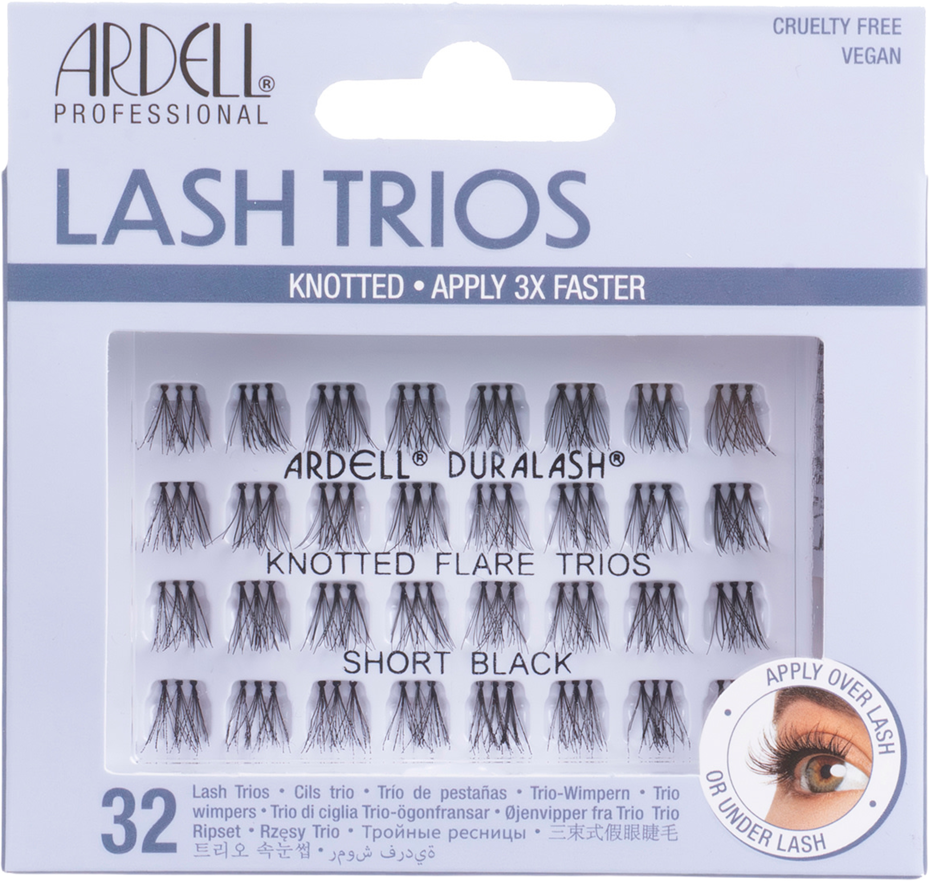 Knotted Trio Lash, från Ardell, i färgen Short. Klicka för att öppna bilden i stort format