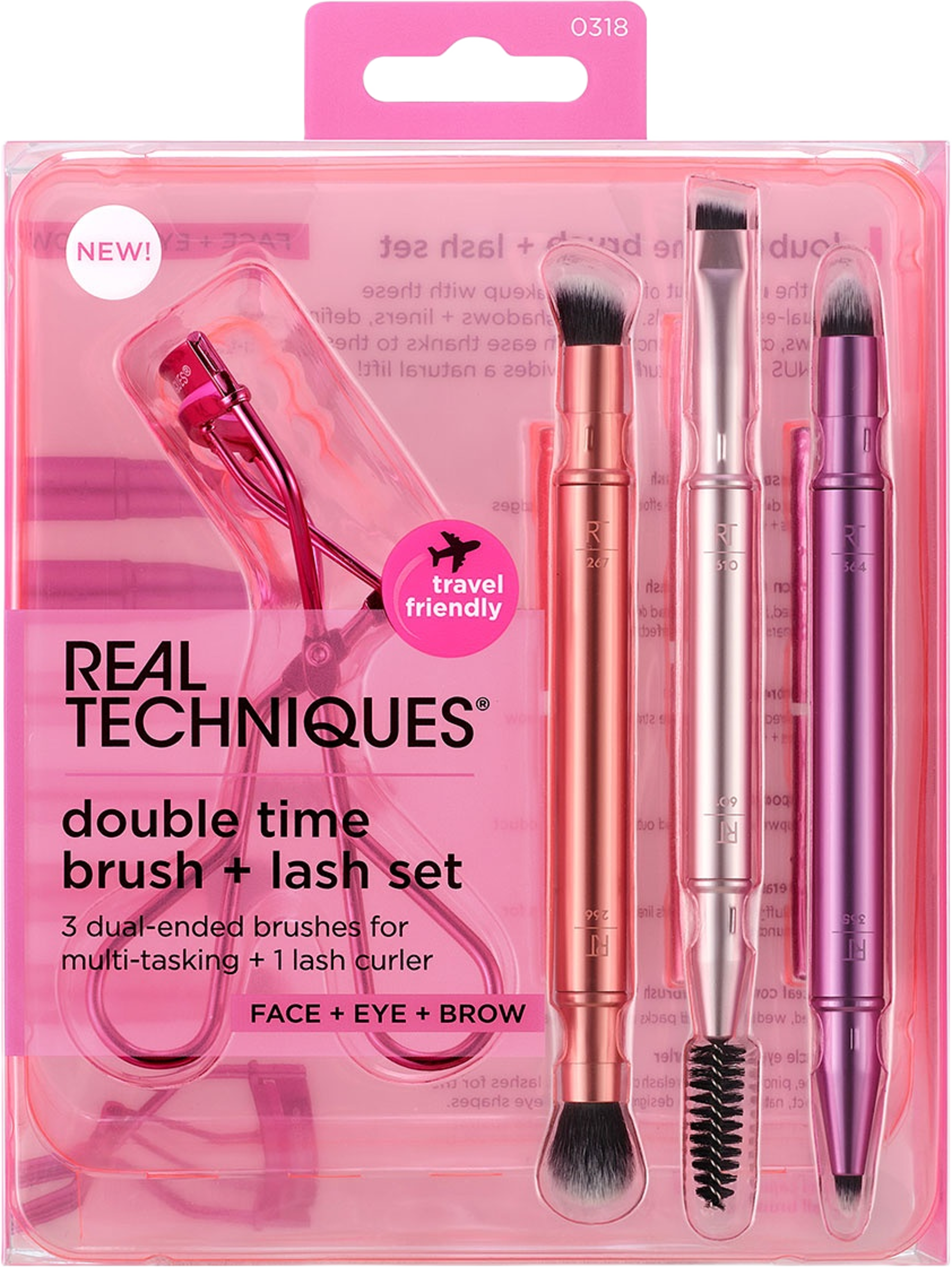 Double Time Retractable Brush Set