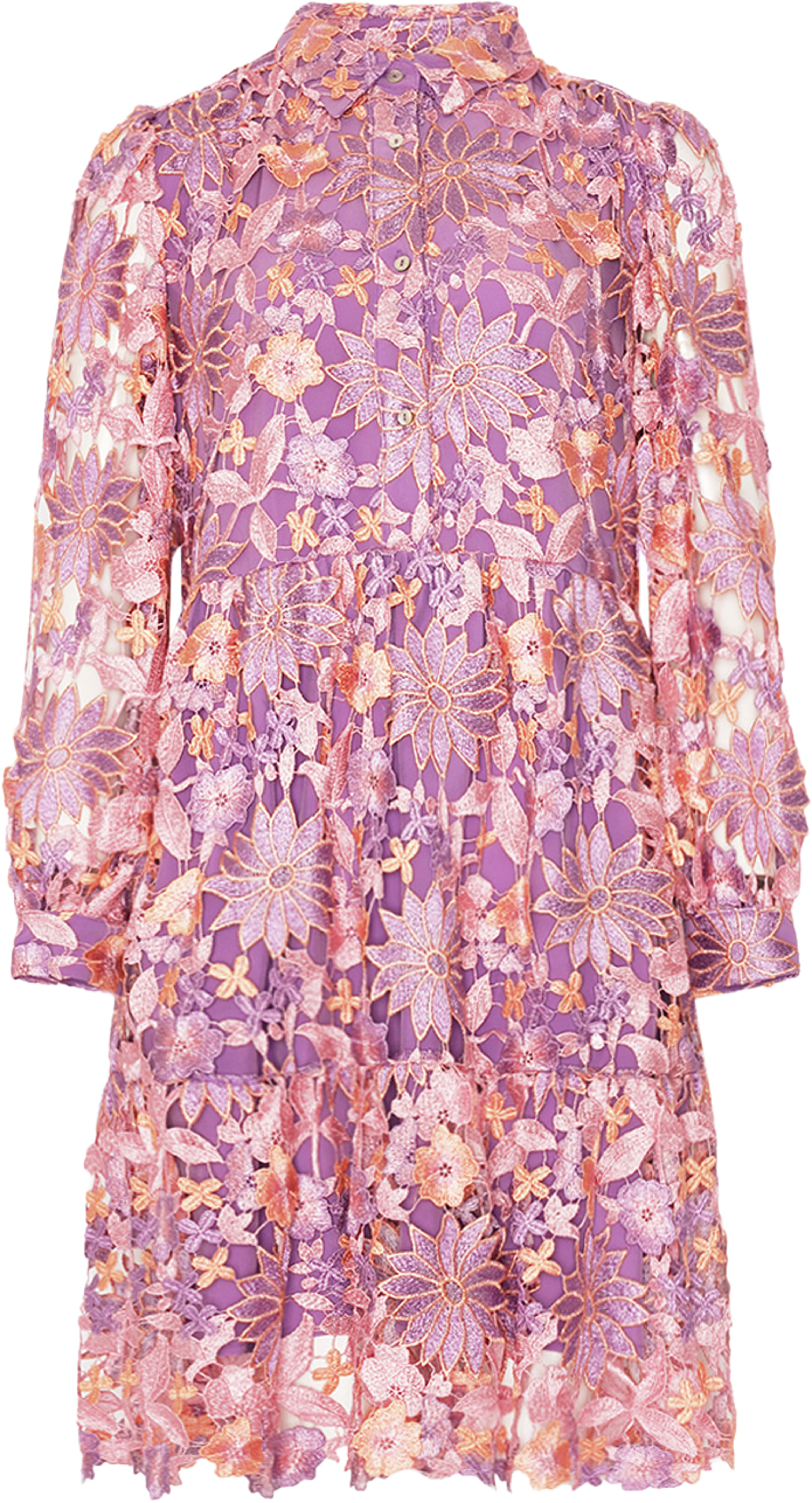 Star Ls Dress - Lilac Mix
