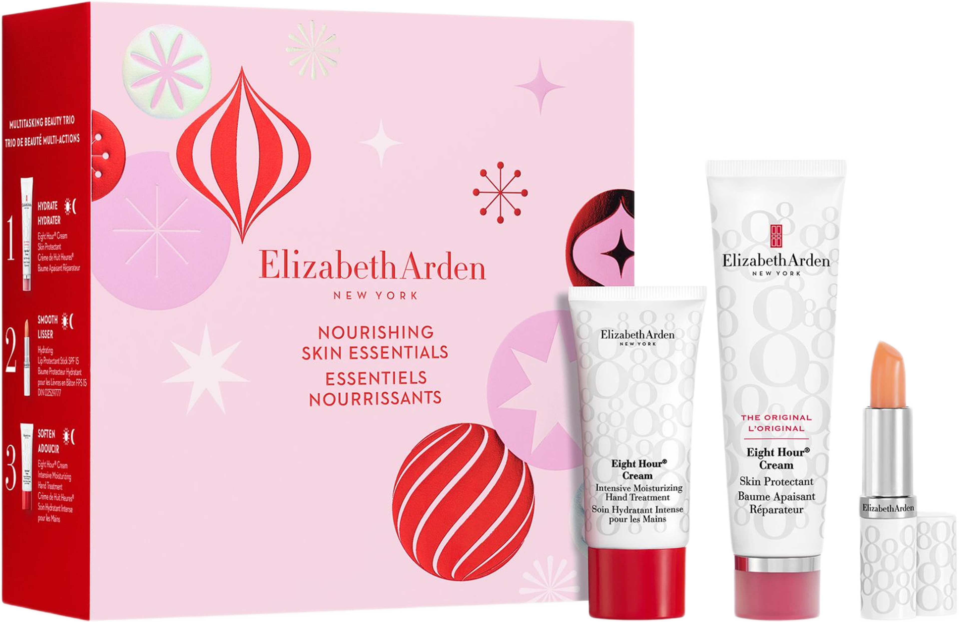 Eight Hour Cream Skin protectant 50ml/hand 30ml/lip, från Elizabeth Arden. Klicka för att öppna bilden i stort format