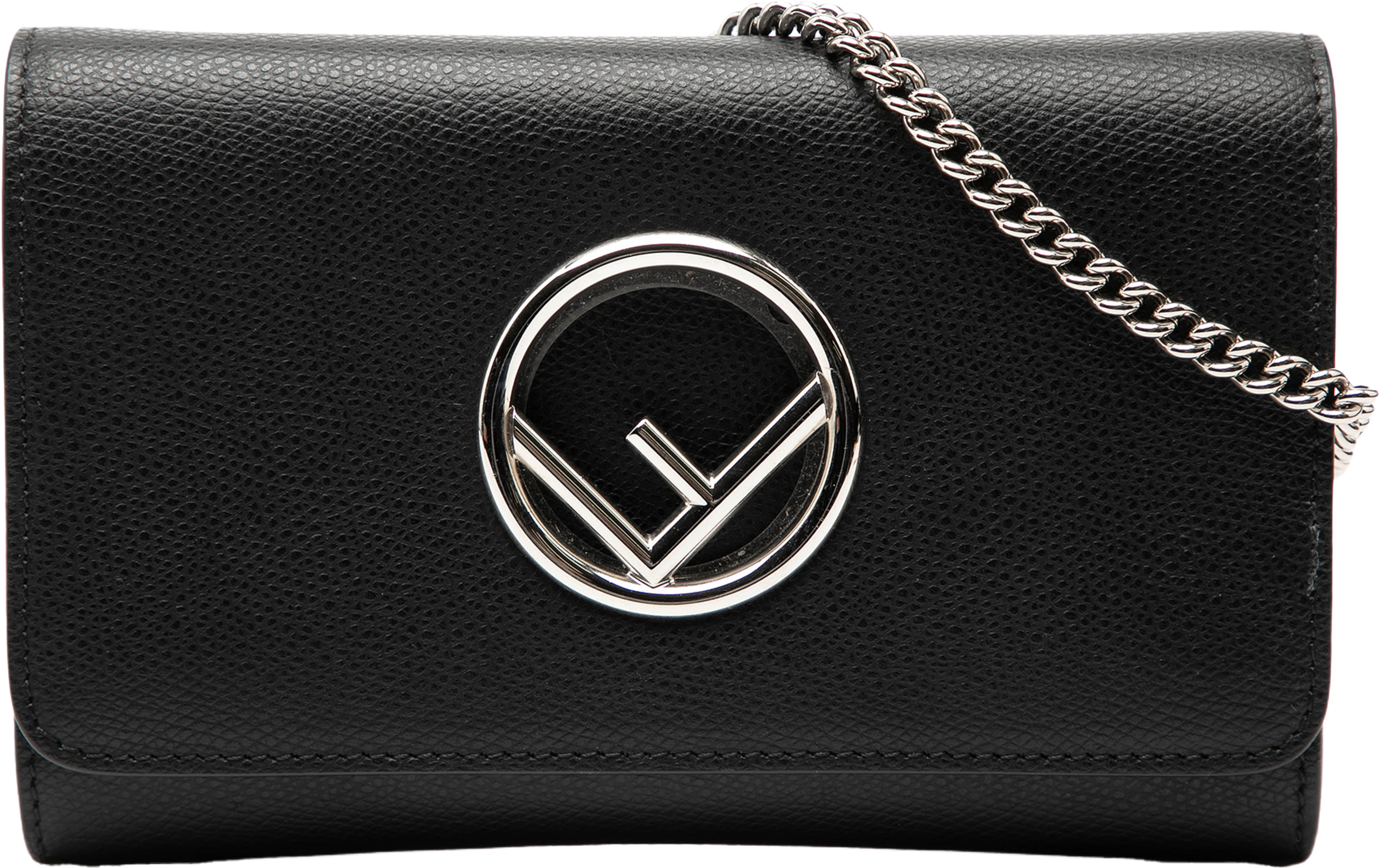 Fendi Calfskin F Is Fendi Kan I Wallet On Chain, från Luxclusif, i färgen black. Klicka för att öppna bilden i stort format