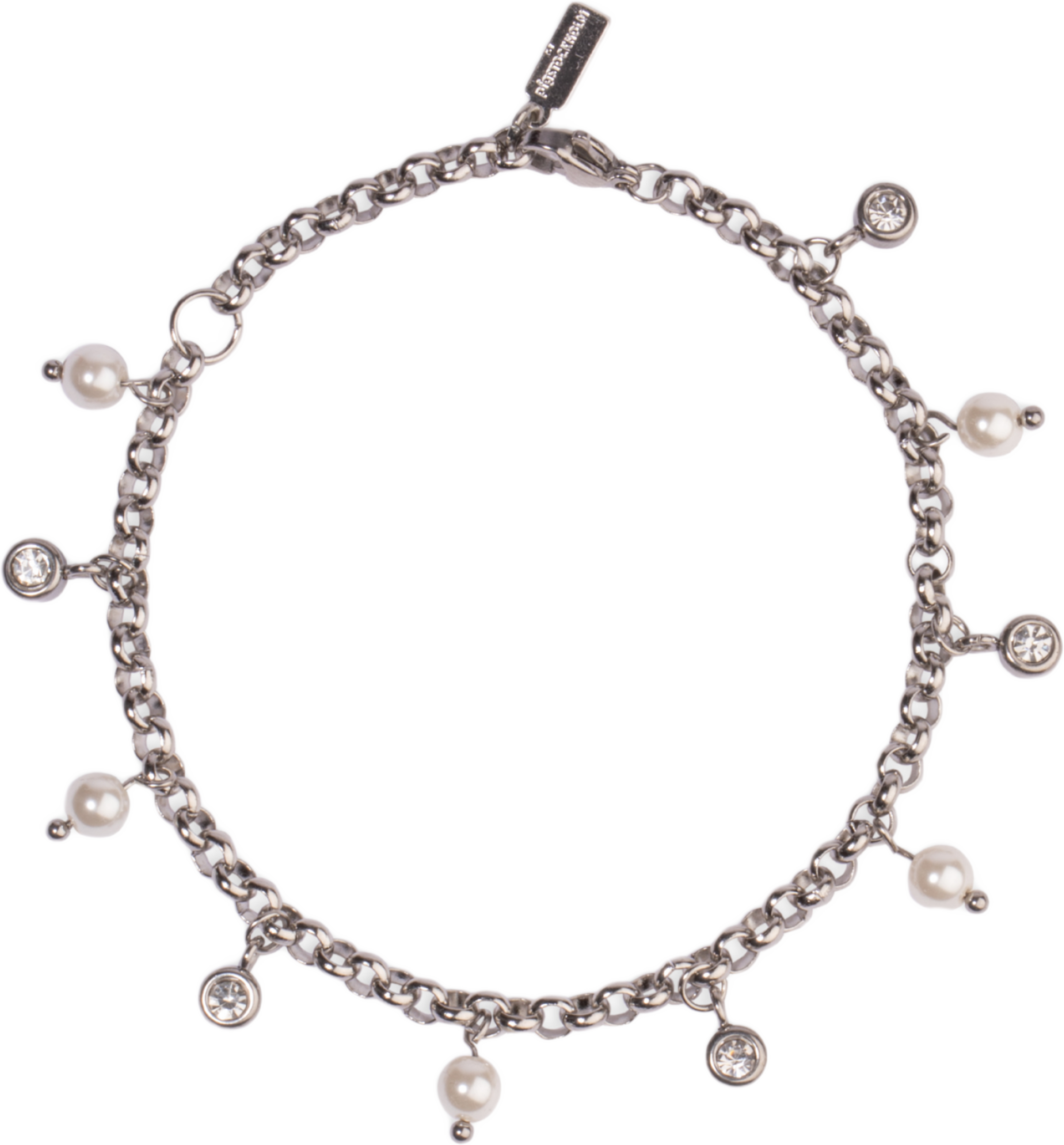 Petite Pearl Armband, från pfgSTOCKHOLM, i färgen silver. Klicka för att öppna bilden i stort format