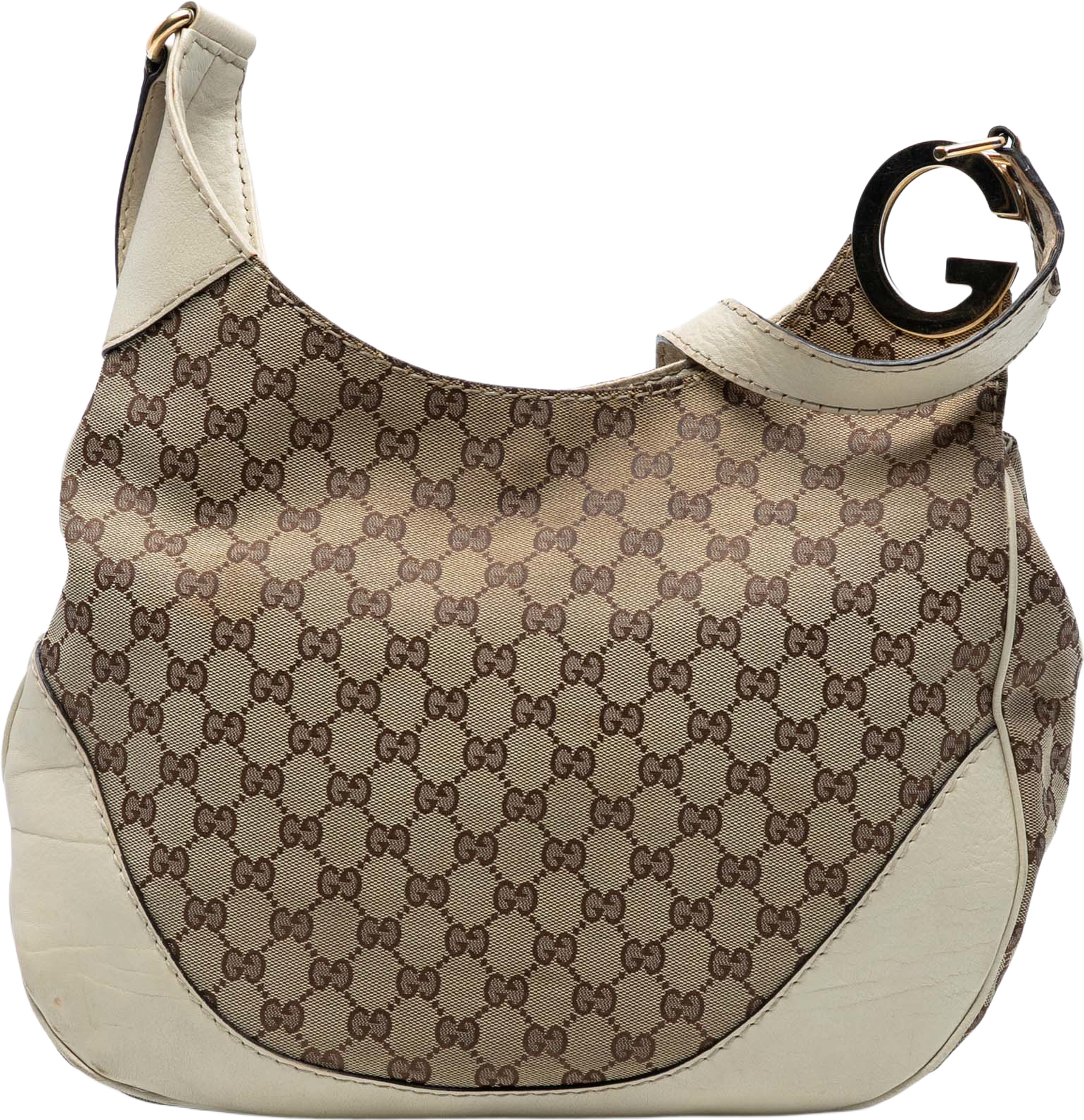 Gucci Gg Canvas Charlotte Crossbody, från Luxclusif, i färgen beige. Klicka för att öppna bilden i stort format