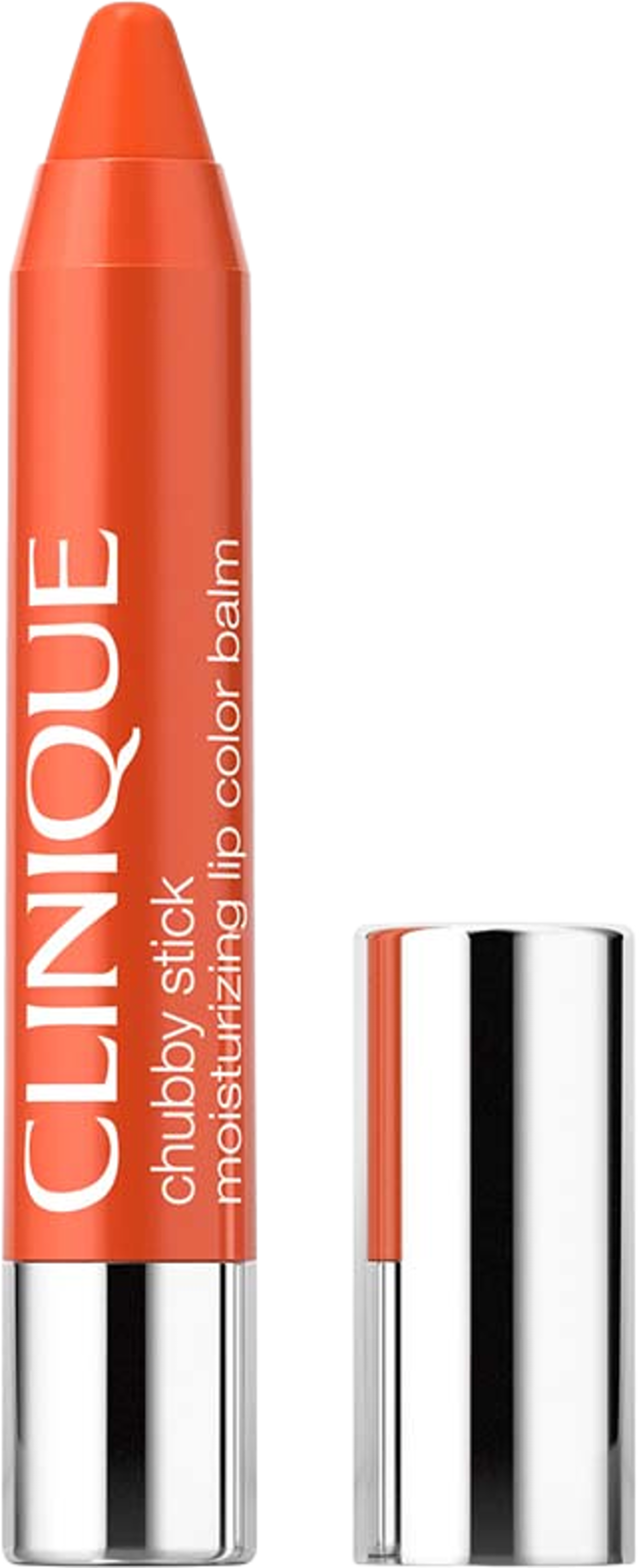 Chubby Stick Moisturizing Lip Color Balm, från Clinique, i färgen Happiest Happy. Klicka för att öppna bilden i stort format