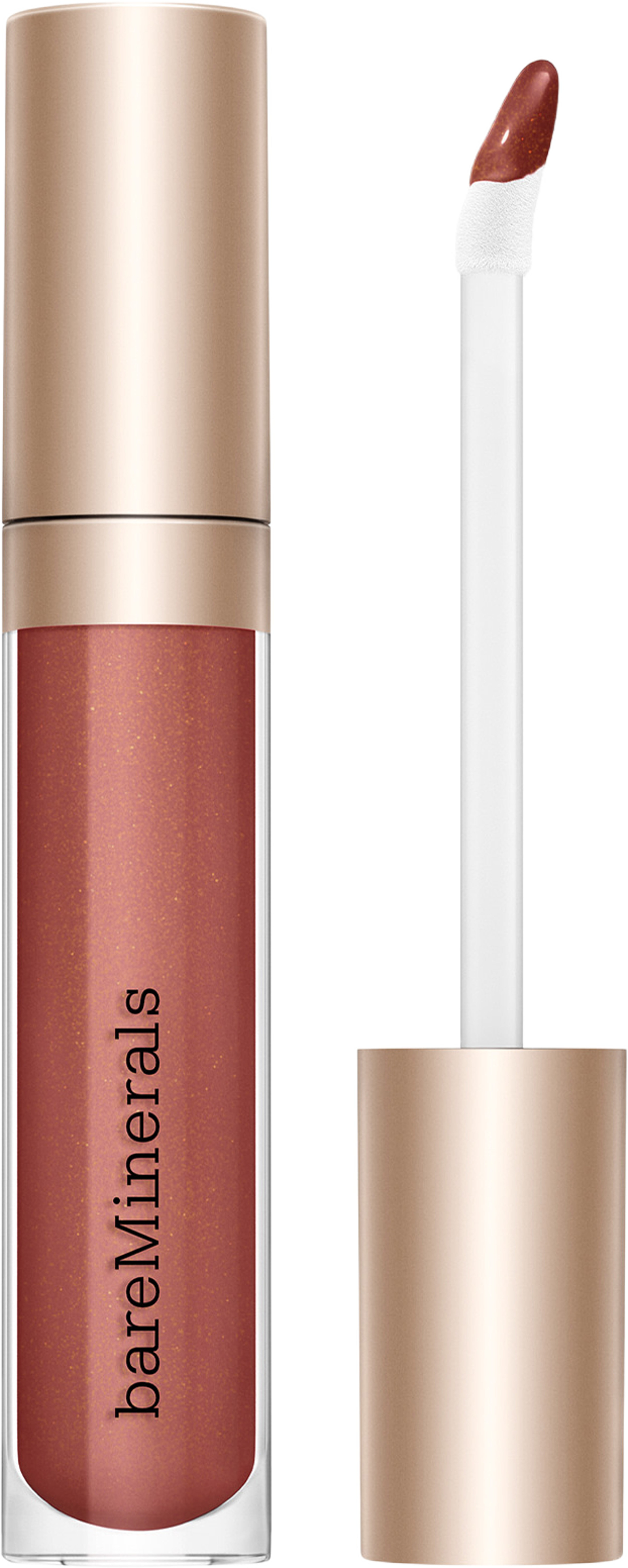 Mineralist Lip Gloss-Balm Warmth, från bareMinerals, i färgen Sincerity. Klicka för att öppna bilden i stort format