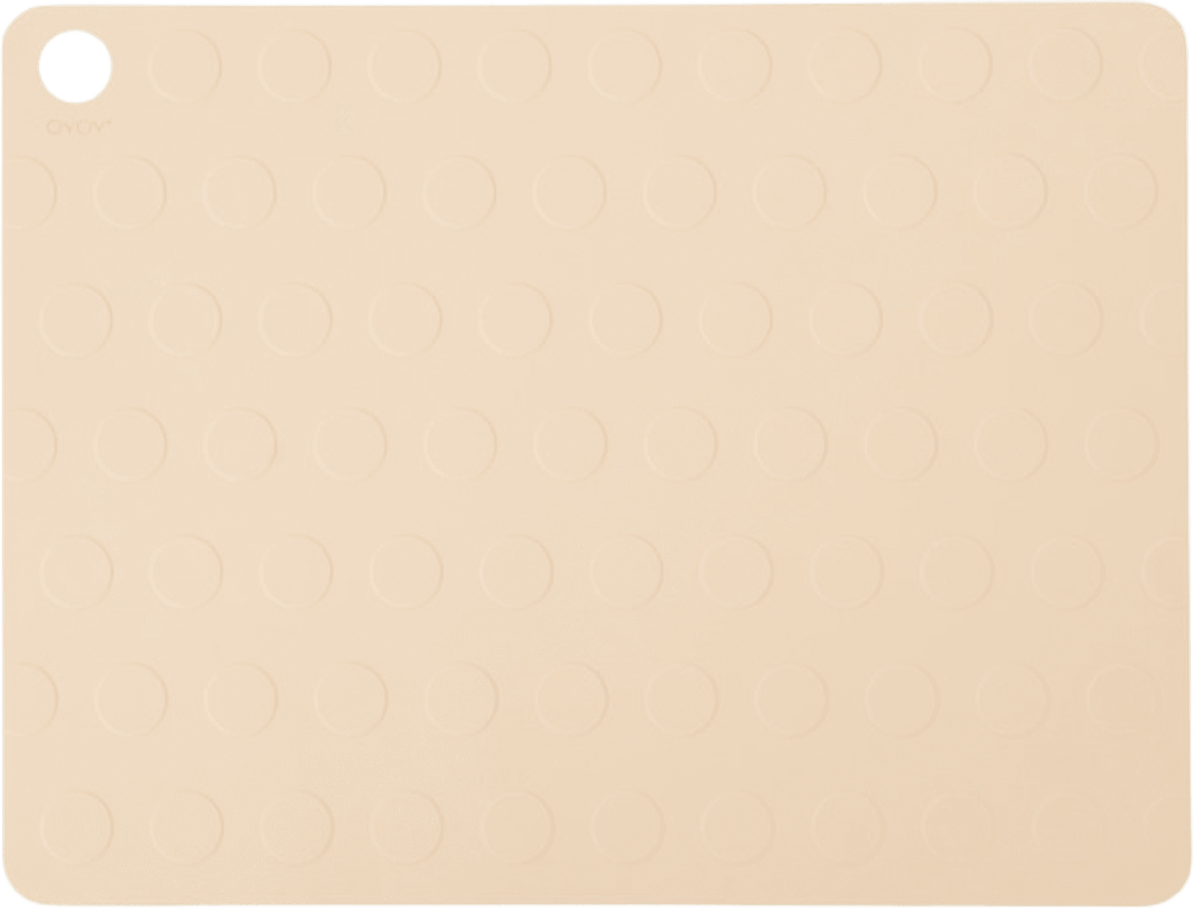 Dotto Placemat - Pack Of 2, från OYOY Living, i färgen vanilla. Klicka för att öppna bilden i stort format