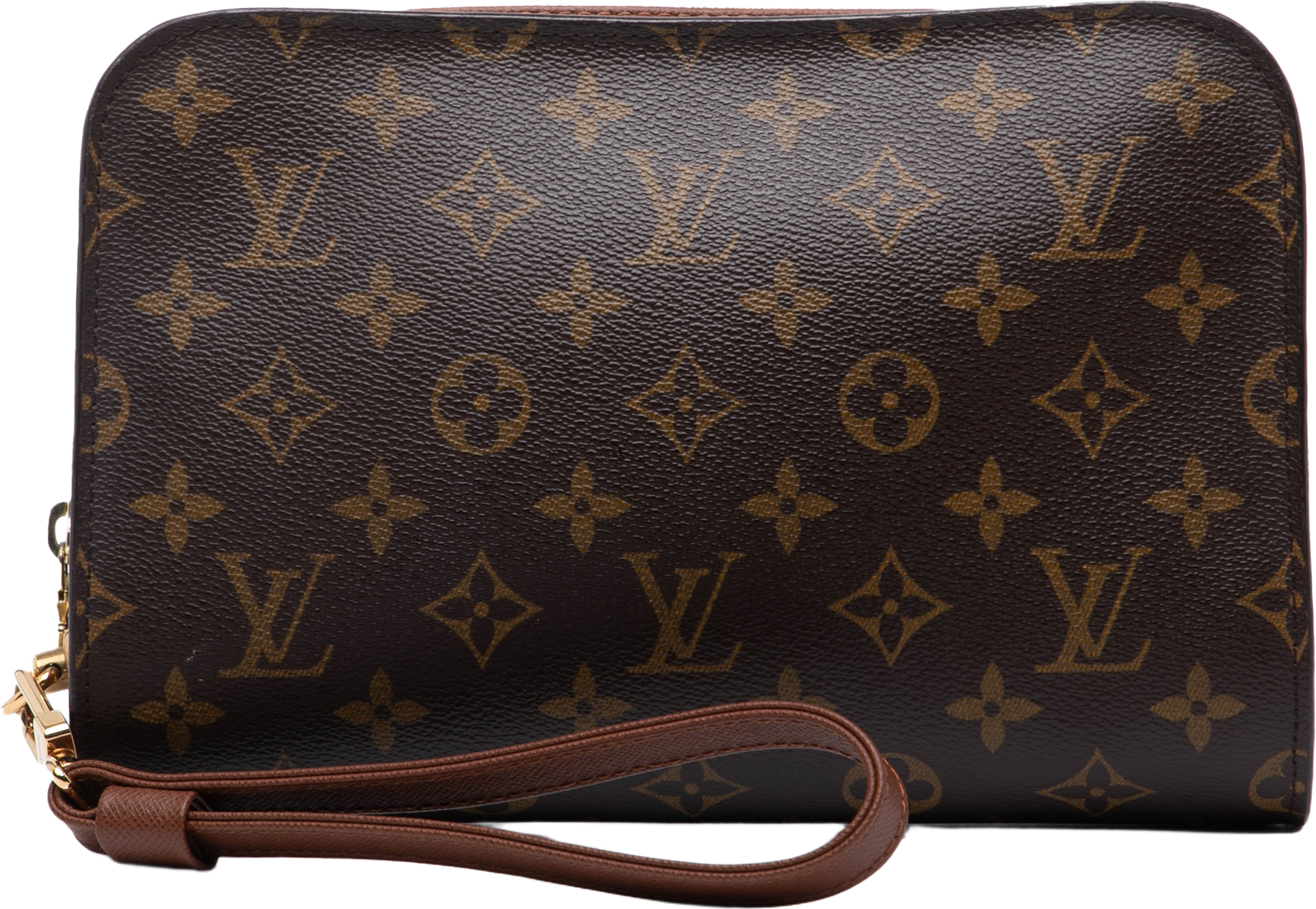 Louis Vuitton Monogram Orsay, från Luxclusif, i färgen brown. Klicka för att öppna bilden i stort format