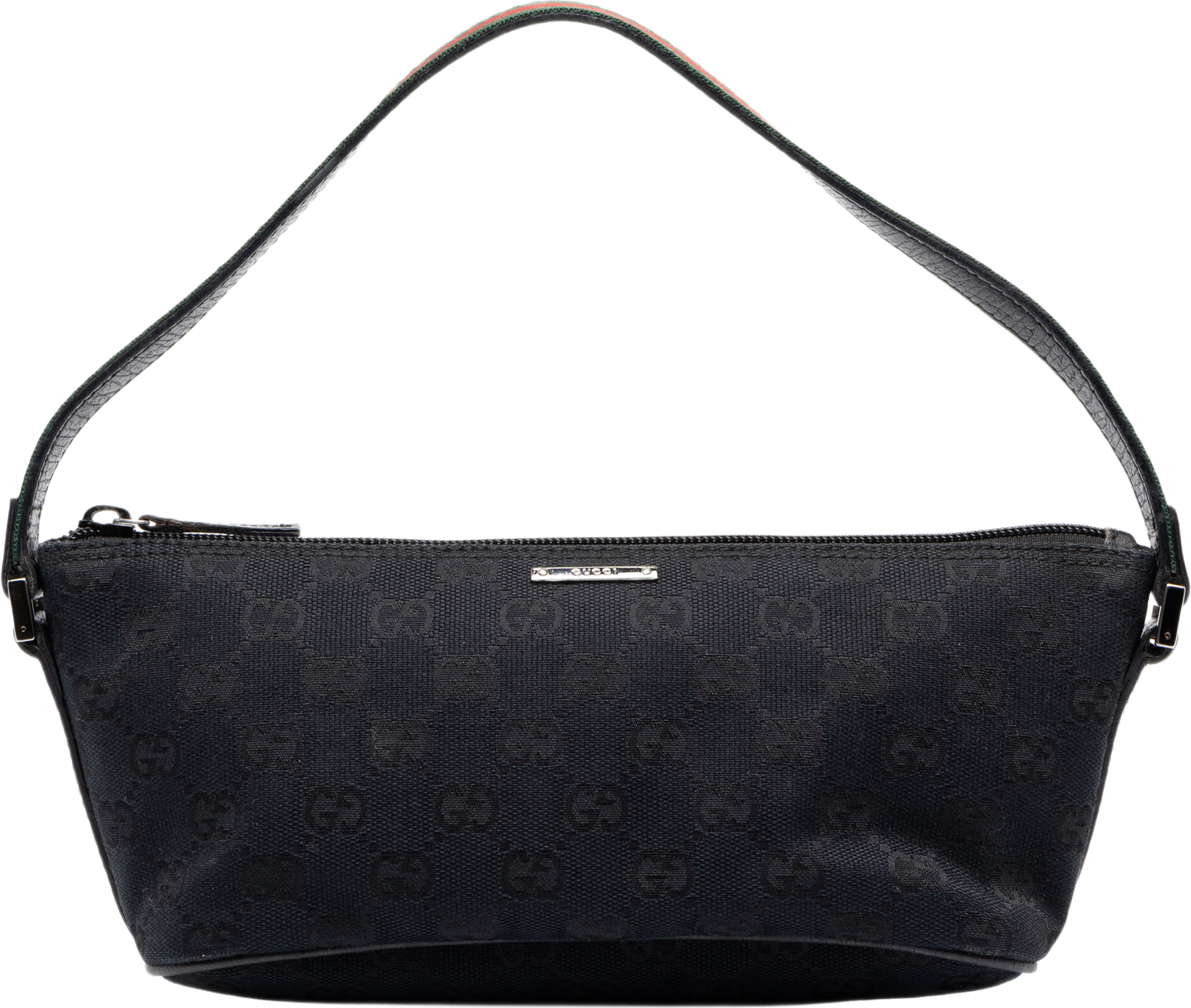 Gucci Gg Canvas Web Boat, från Luxclusif, i färgen svart. Klicka för att öppna bilden i stort format