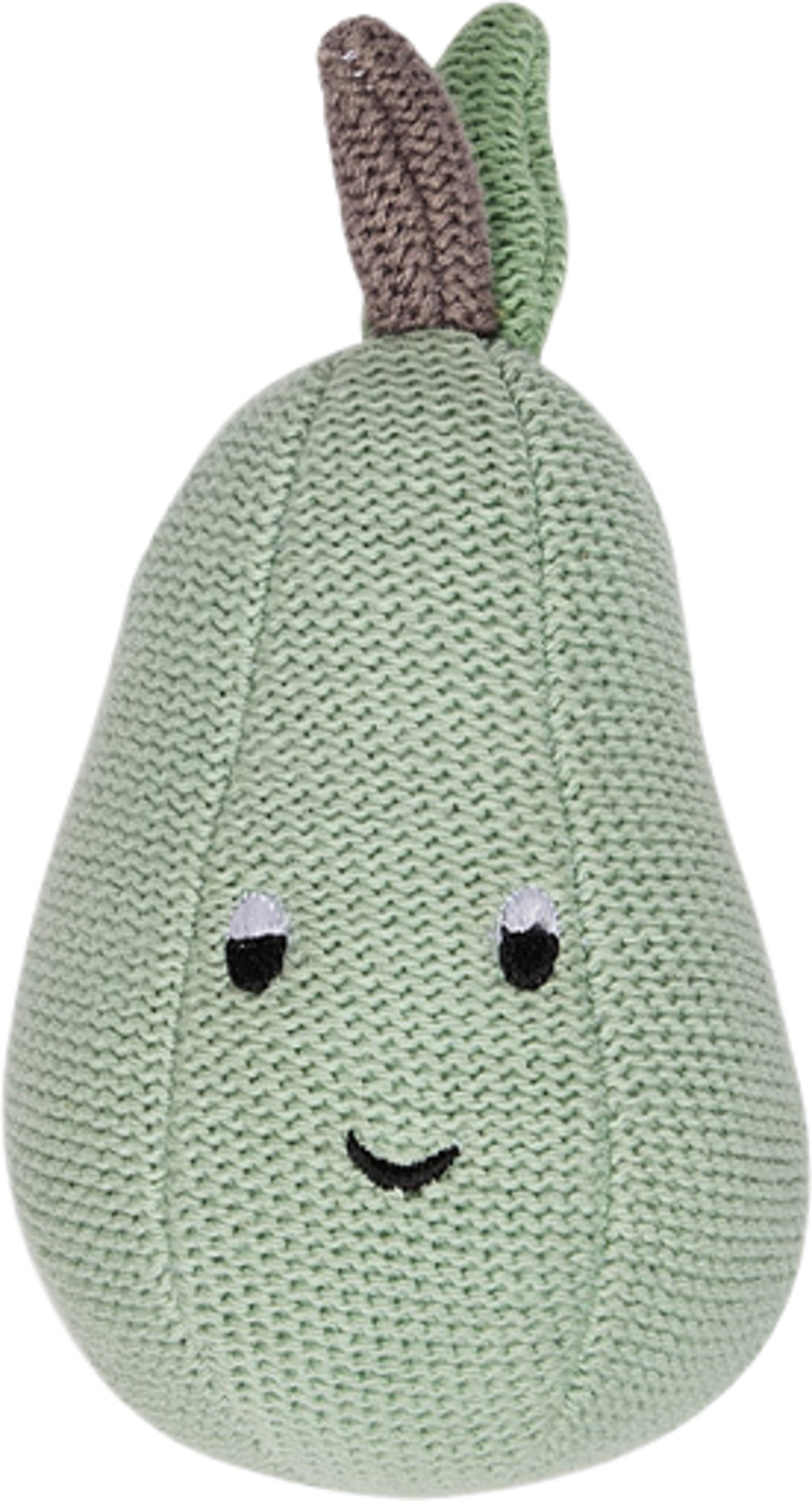 Pear Rattle, från OYOY Mini, i färgen dusty green. Klicka för att öppna bilden i stort format