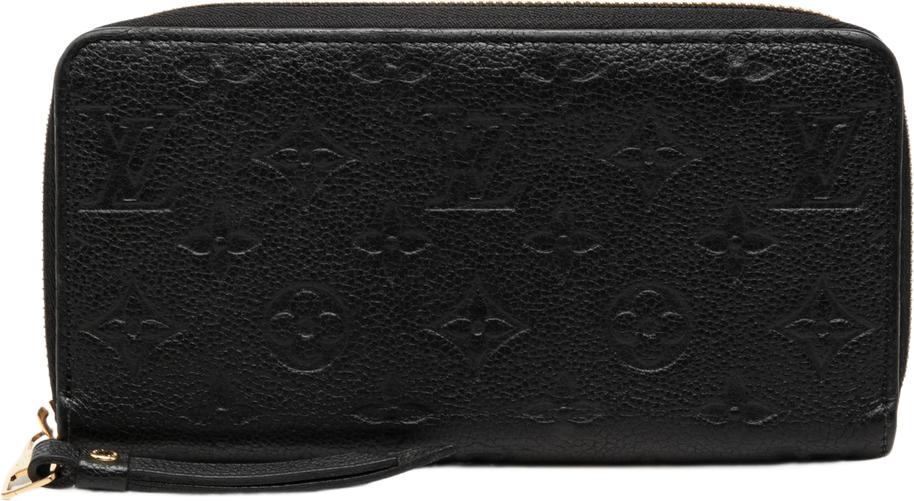 Louis Vuitton Monogram Empreinte Zippy Long Wallet, från Luxclusif, i färgen black. Klicka för att öppna bilden i stort format