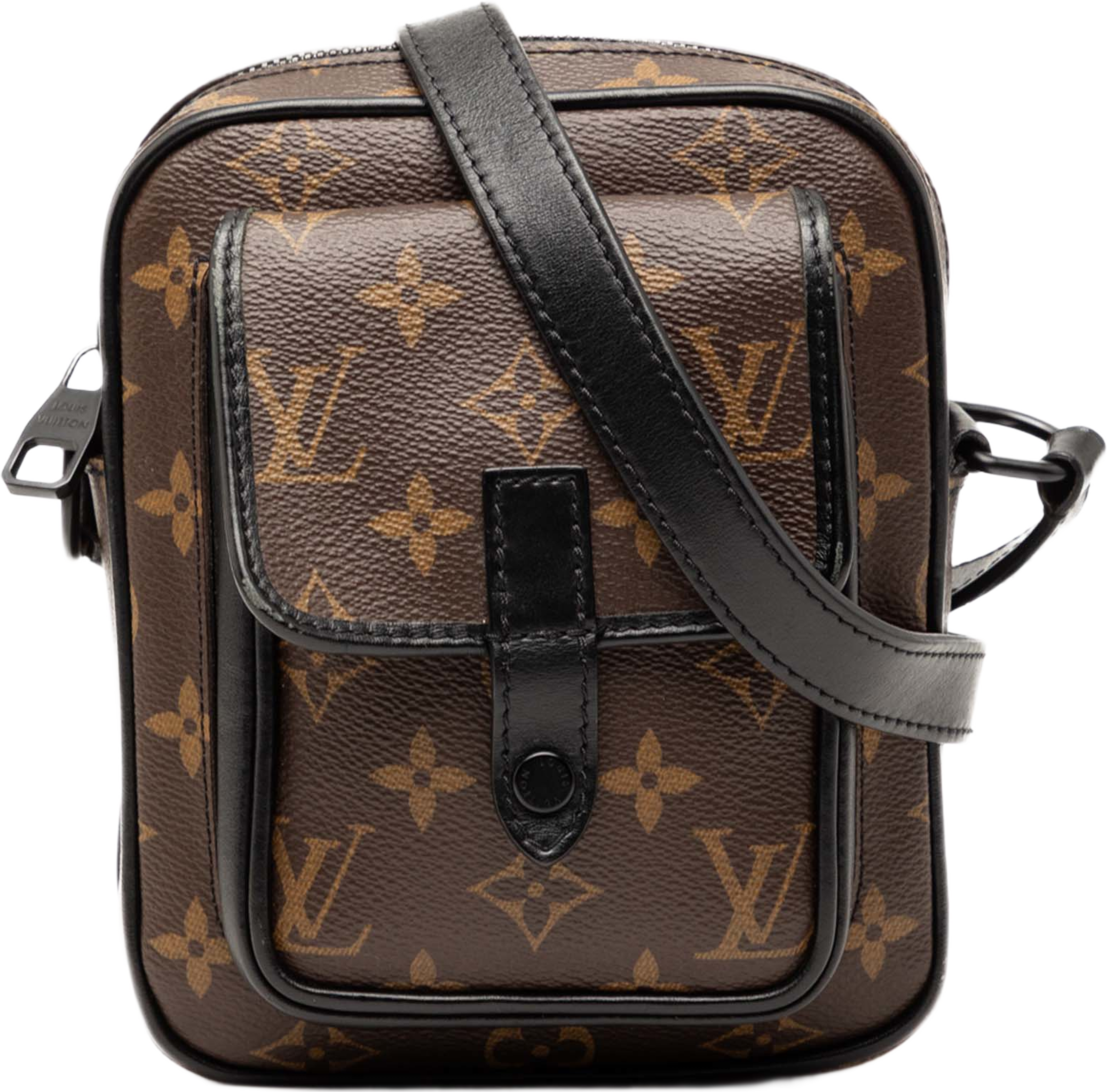 Louis Vuitton Monogram Macassar Christopher Wearable, från Luxclusif, i färgen brun. Klicka för att öppna bilden i stort format