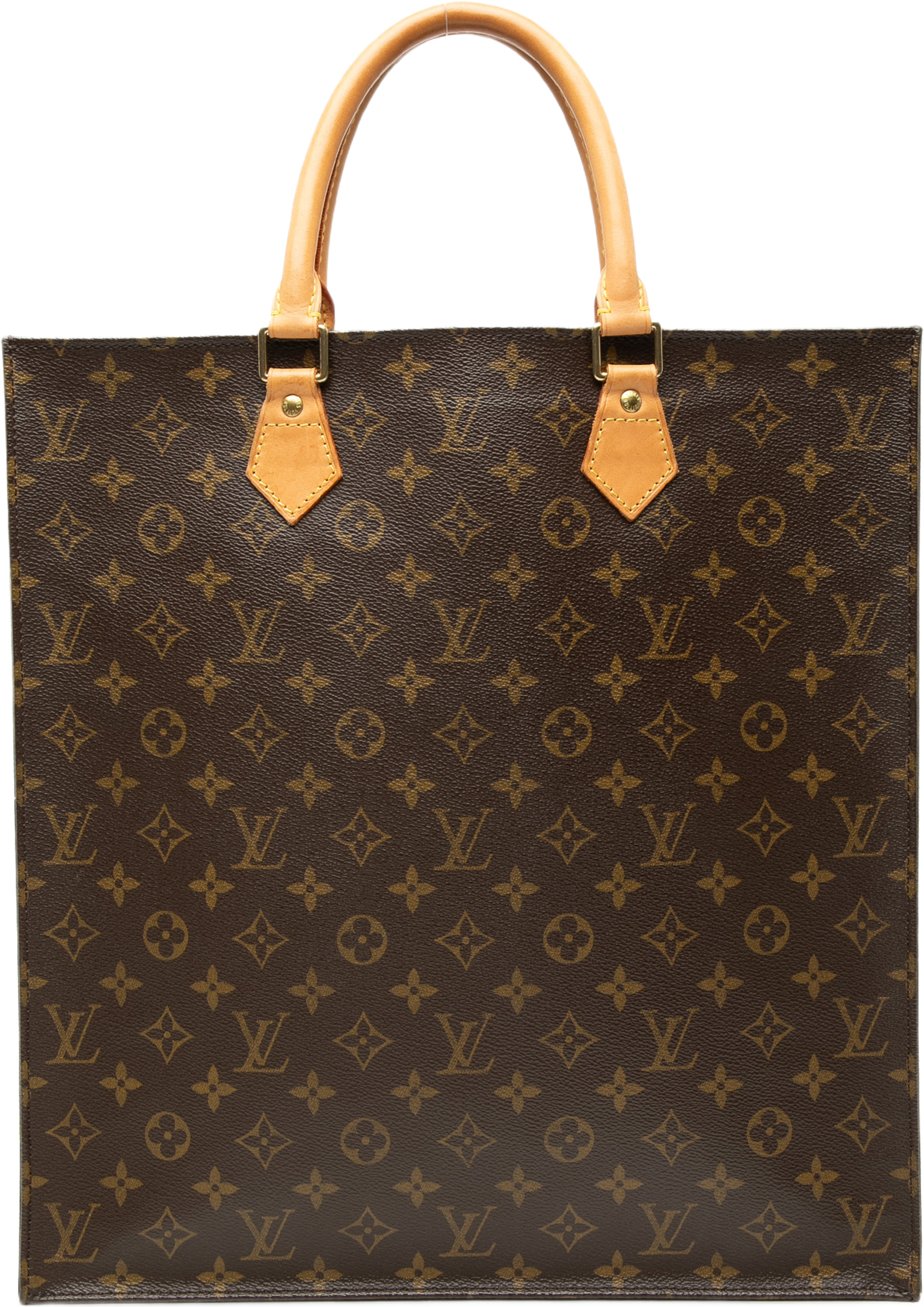 Louis Vuitton Monogram Sac Plat, från Luxclusif, i färgen brown. Klicka för att öppna bilden i stort format