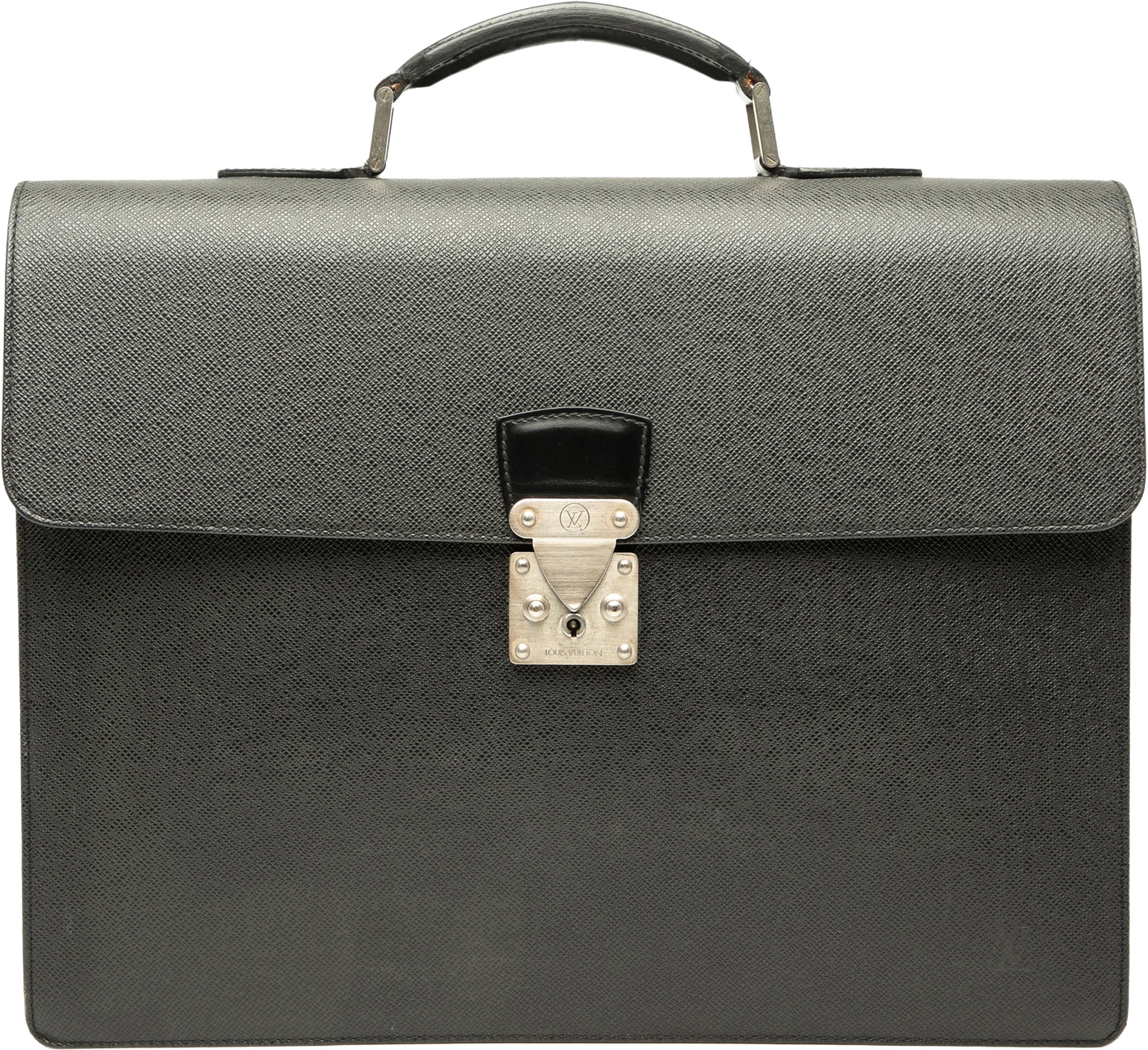 Louis Vuitton Taiga Moskova Briefcase, från Luxclusif, i färgen black. Klicka för att öppna bilden i stort format