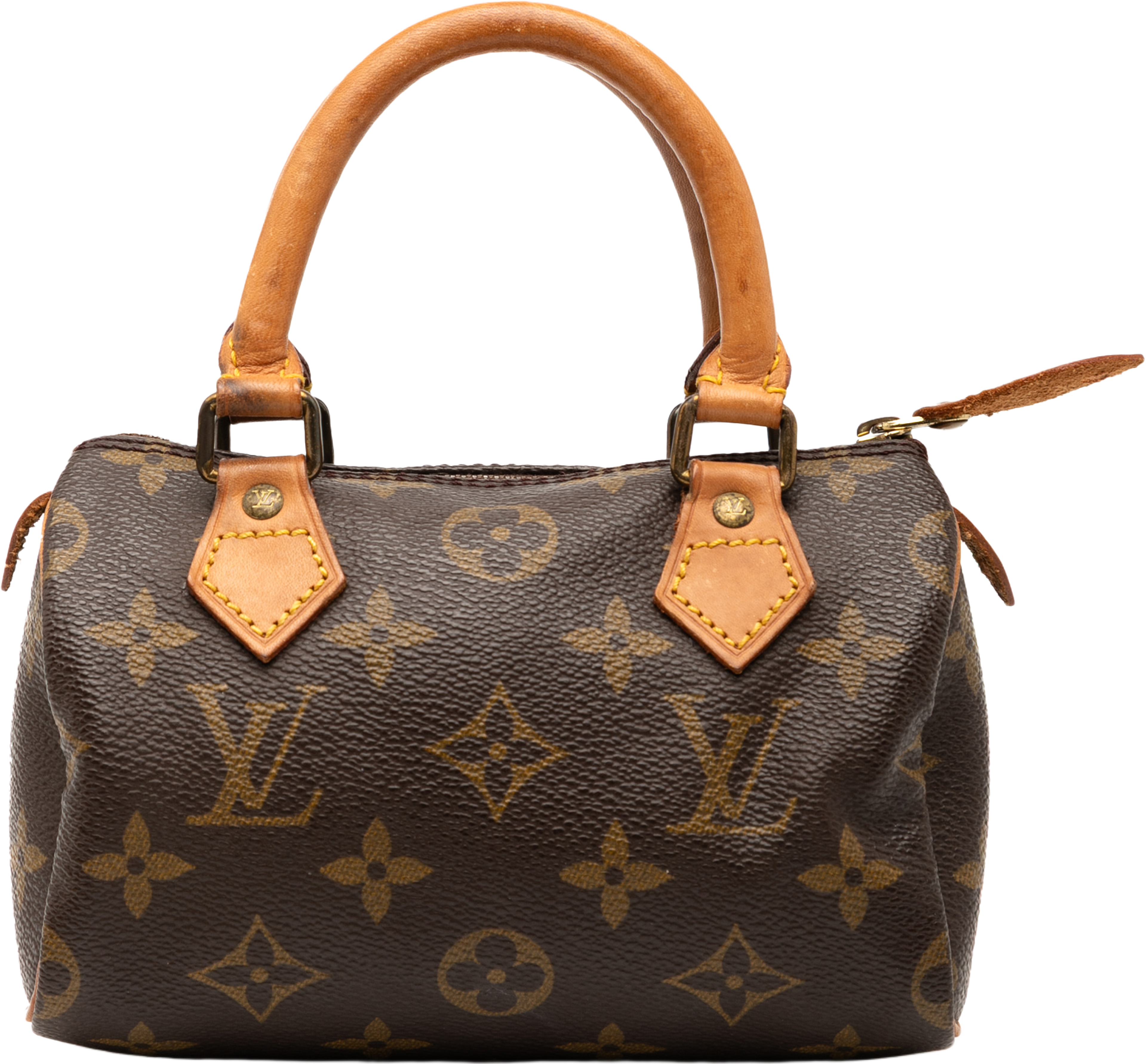 Louis Vuitton Monogram Mini Speedy Hl, från Luxclusif, i färgen brown. Klicka för att öppna bilden i stort format