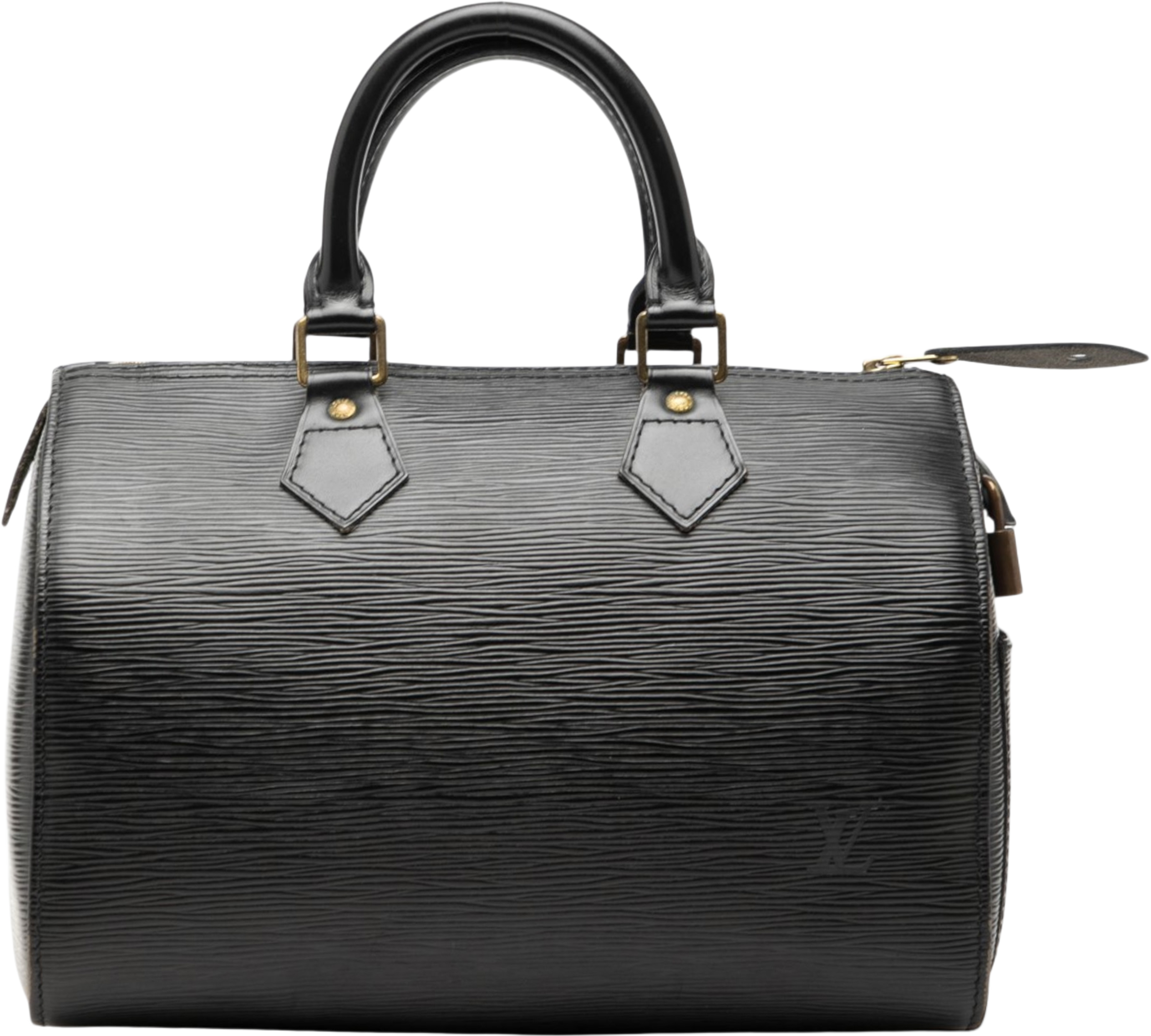 Louis Vuitton Epi Speedy 25, från Luxclusif, i färgen black. Klicka för att öppna bilden i stort format