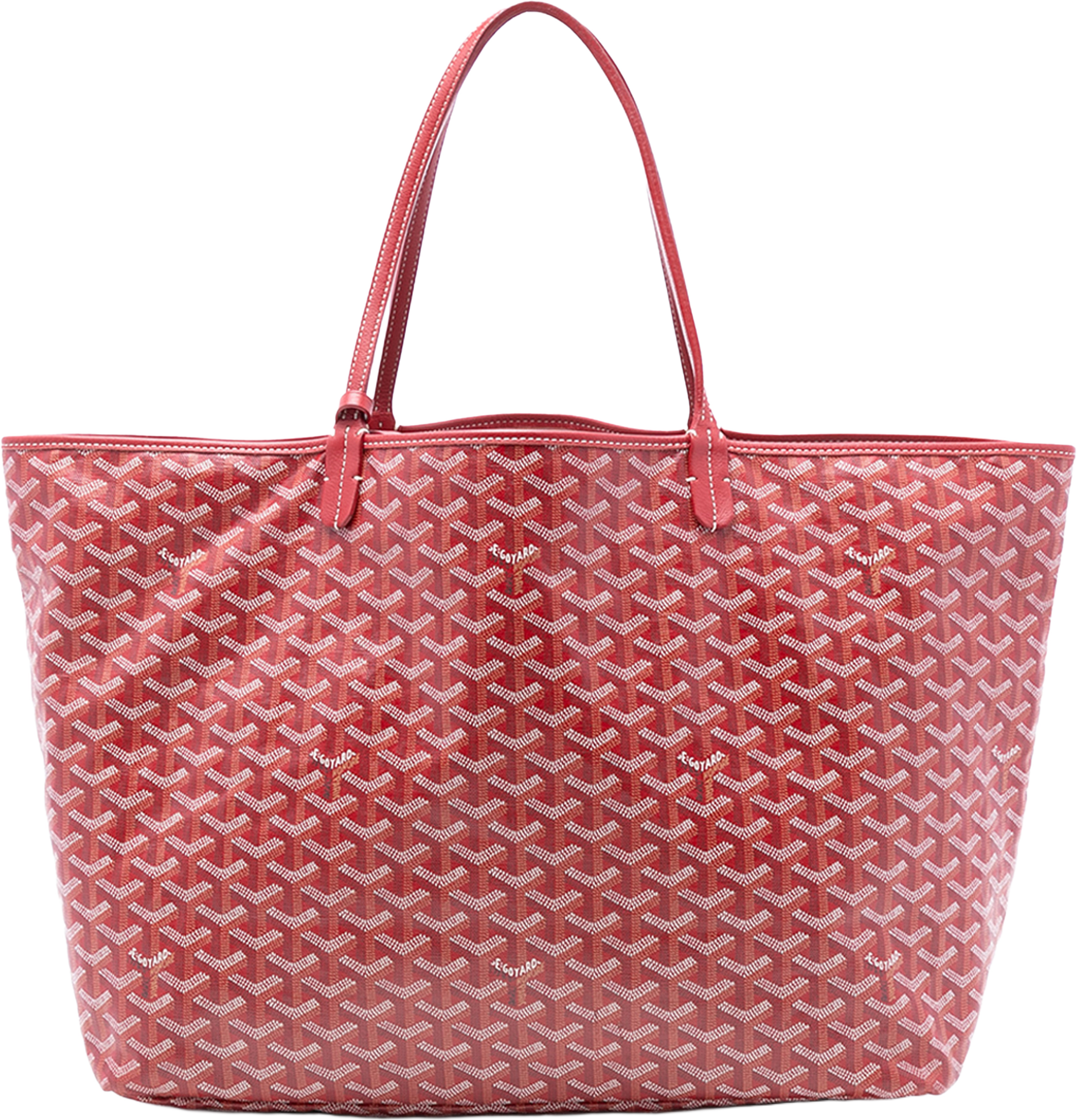 Goyard Goyardine Saint Louis Gm, från Luxclusif, i färgen red. Klicka för att öppna bilden i stort format