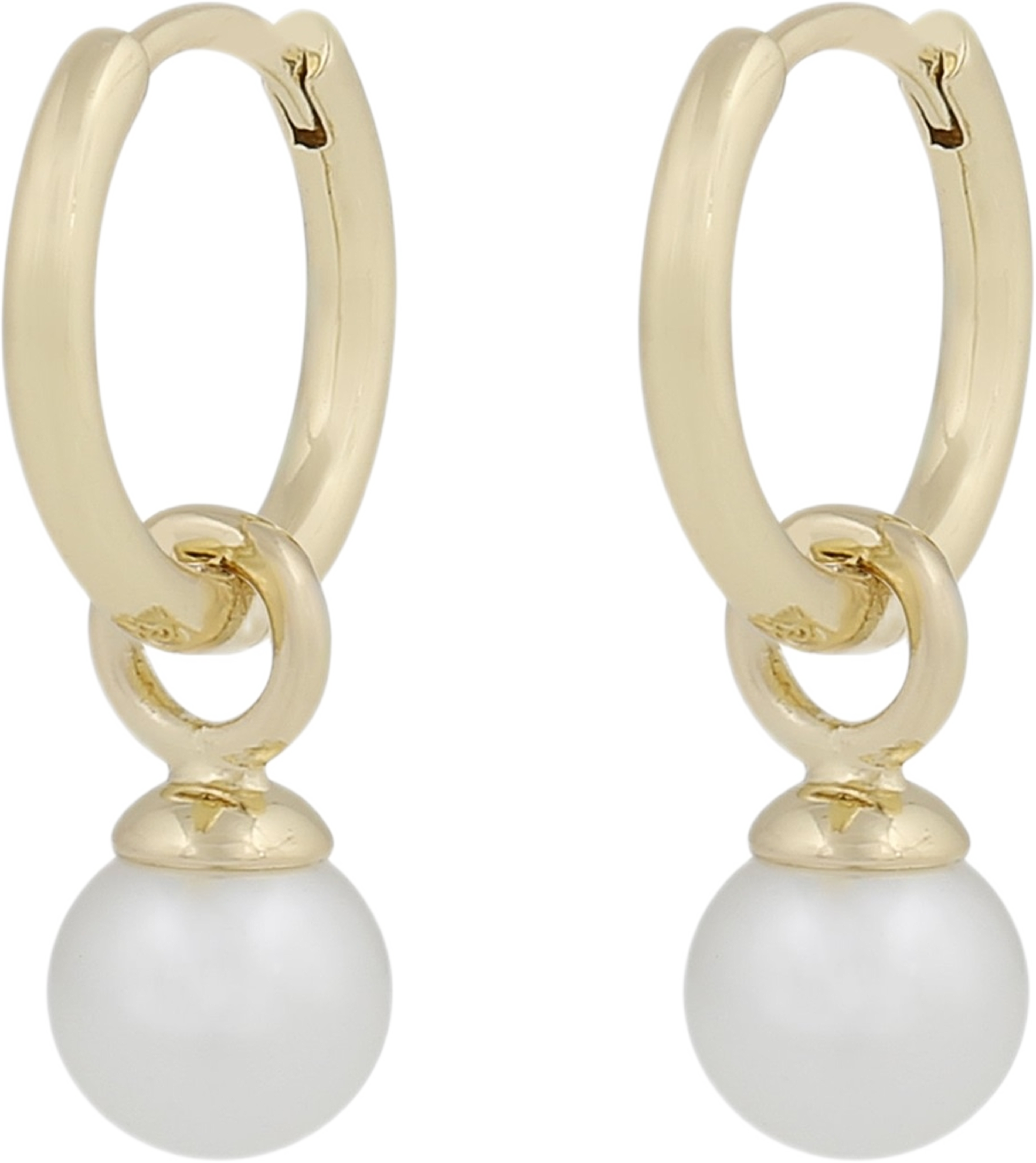 Karan Small Pendant Ring Ear, från SNÖ of Sweden, i färgen s/white. Klicka för att öppna bilden i stort format