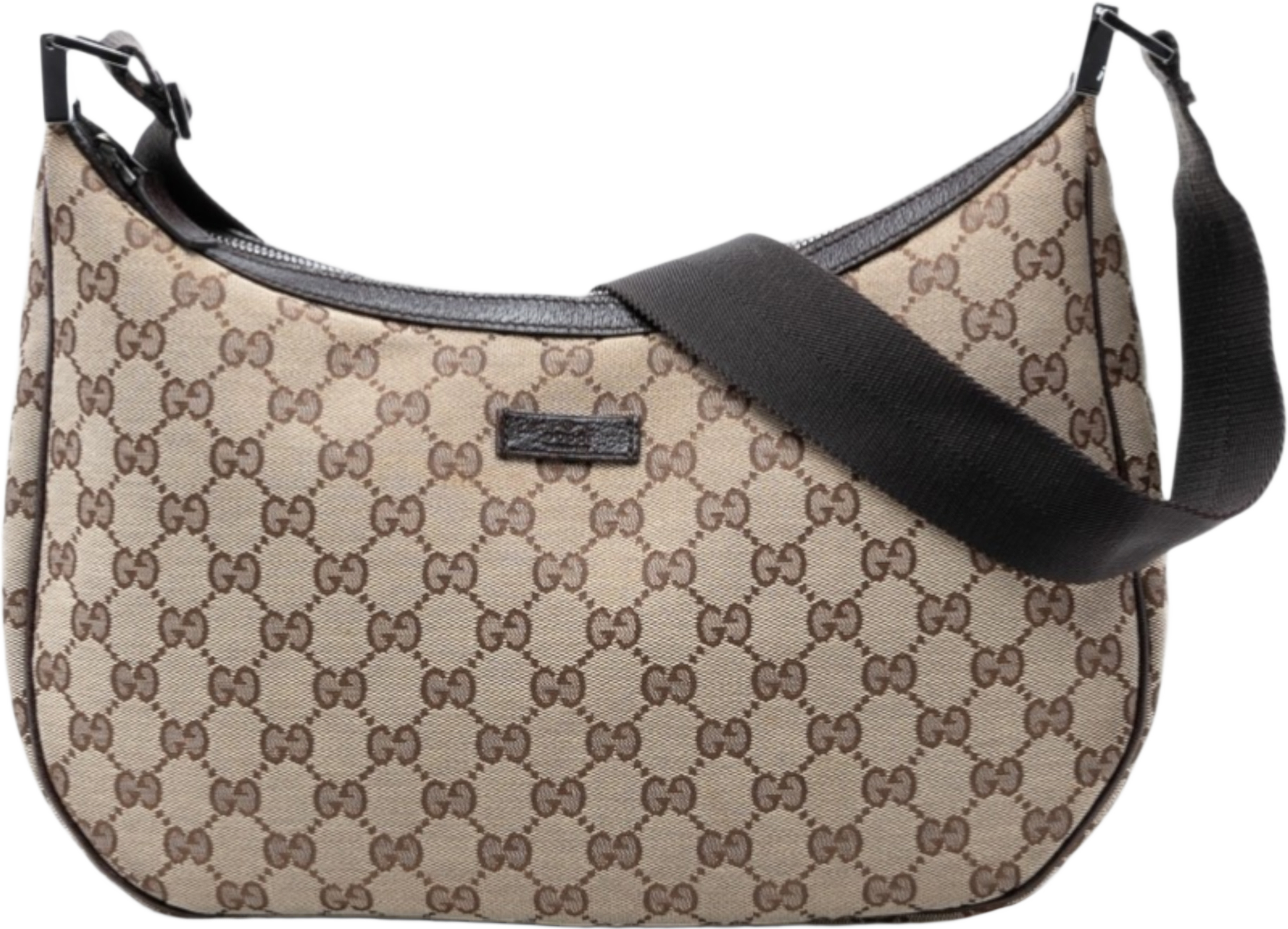 Gucci Gg Canvas Crossbody, från Luxclusif, i färgen beige. Klicka för att öppna bilden i stort format