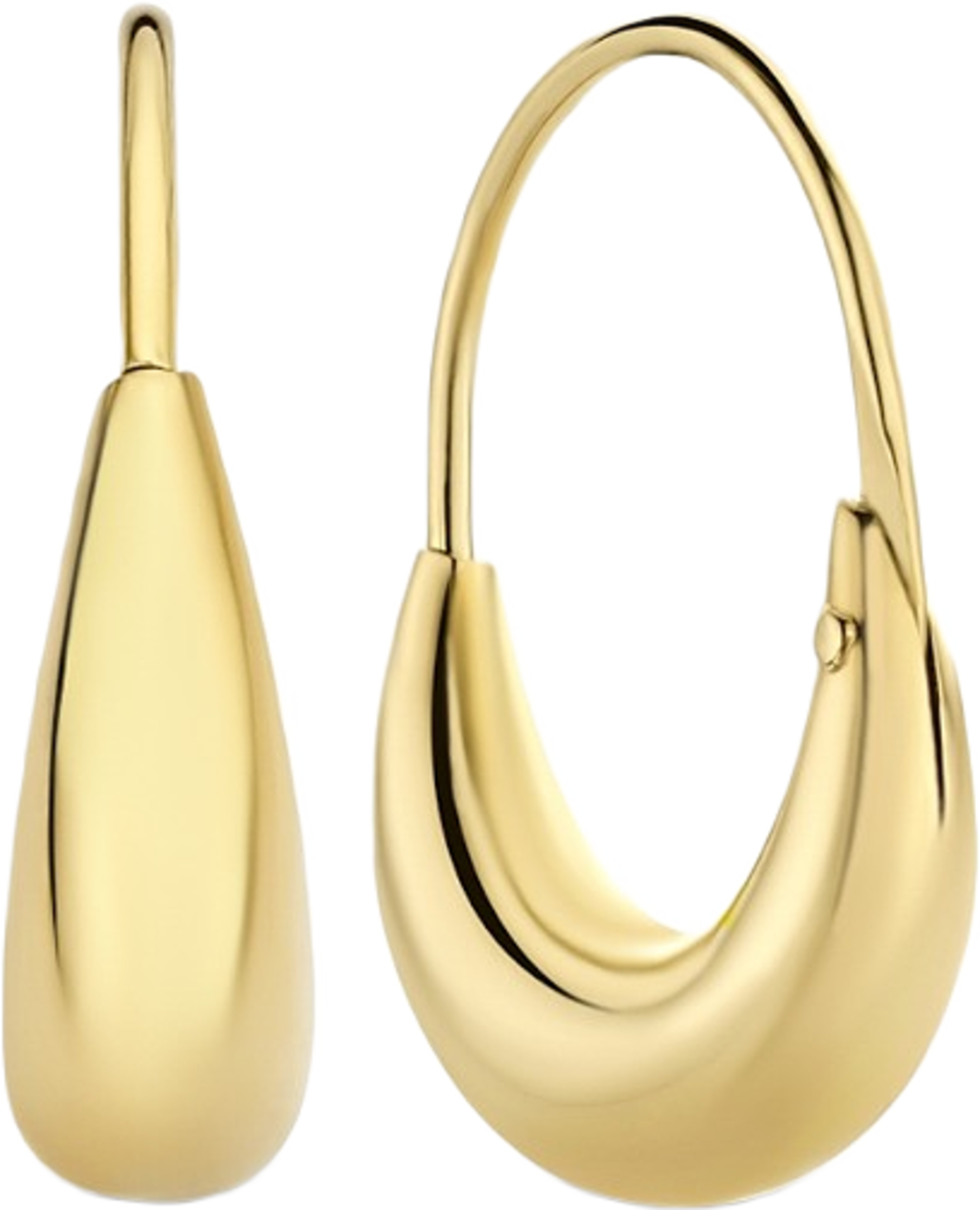 Isabel Bernard 14 Karat Gold Hoop Earrings