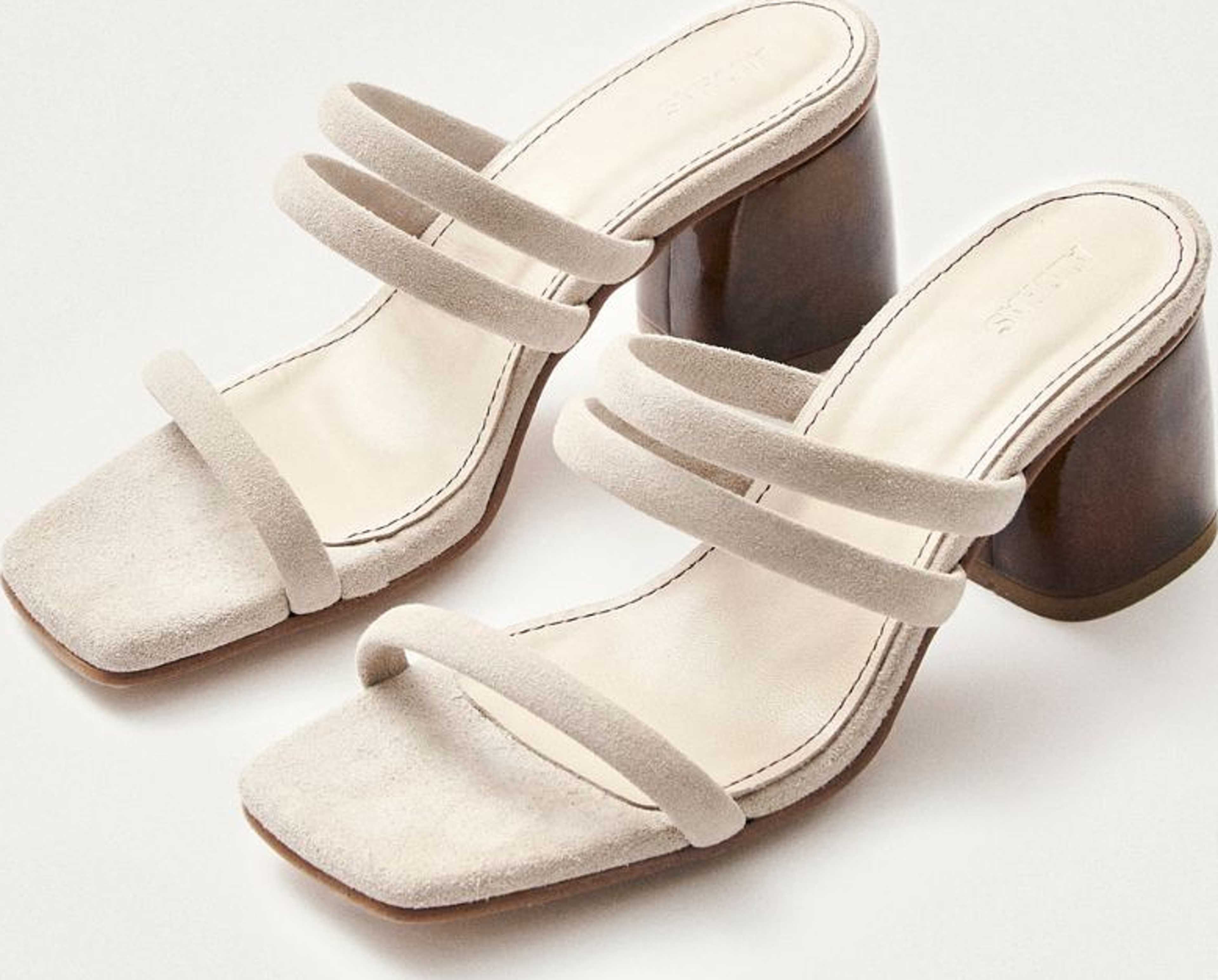 Indiana Stone Beige Leather Sandals