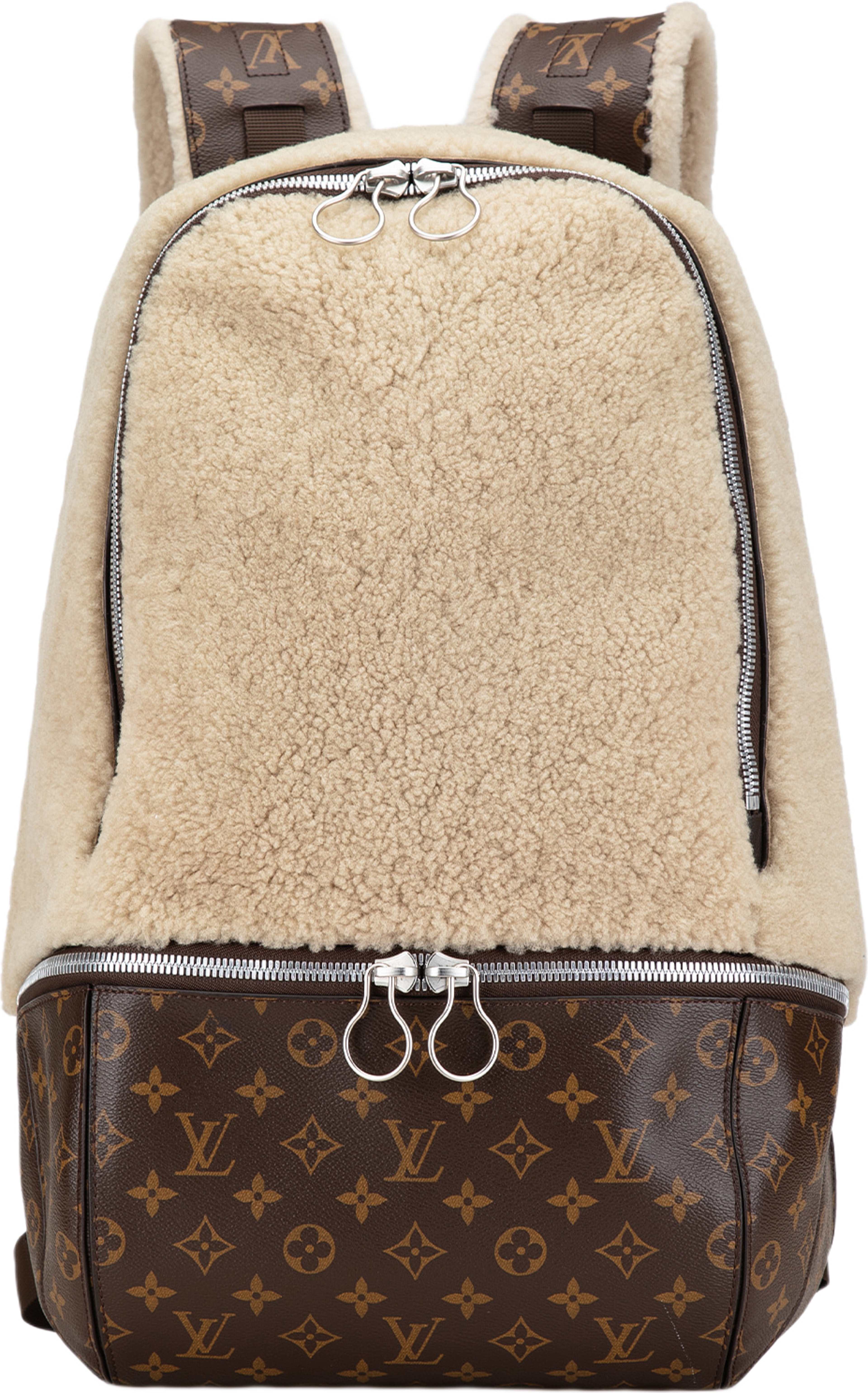 Louis Vuitton Marc Newson Monogram Shearling Backpack