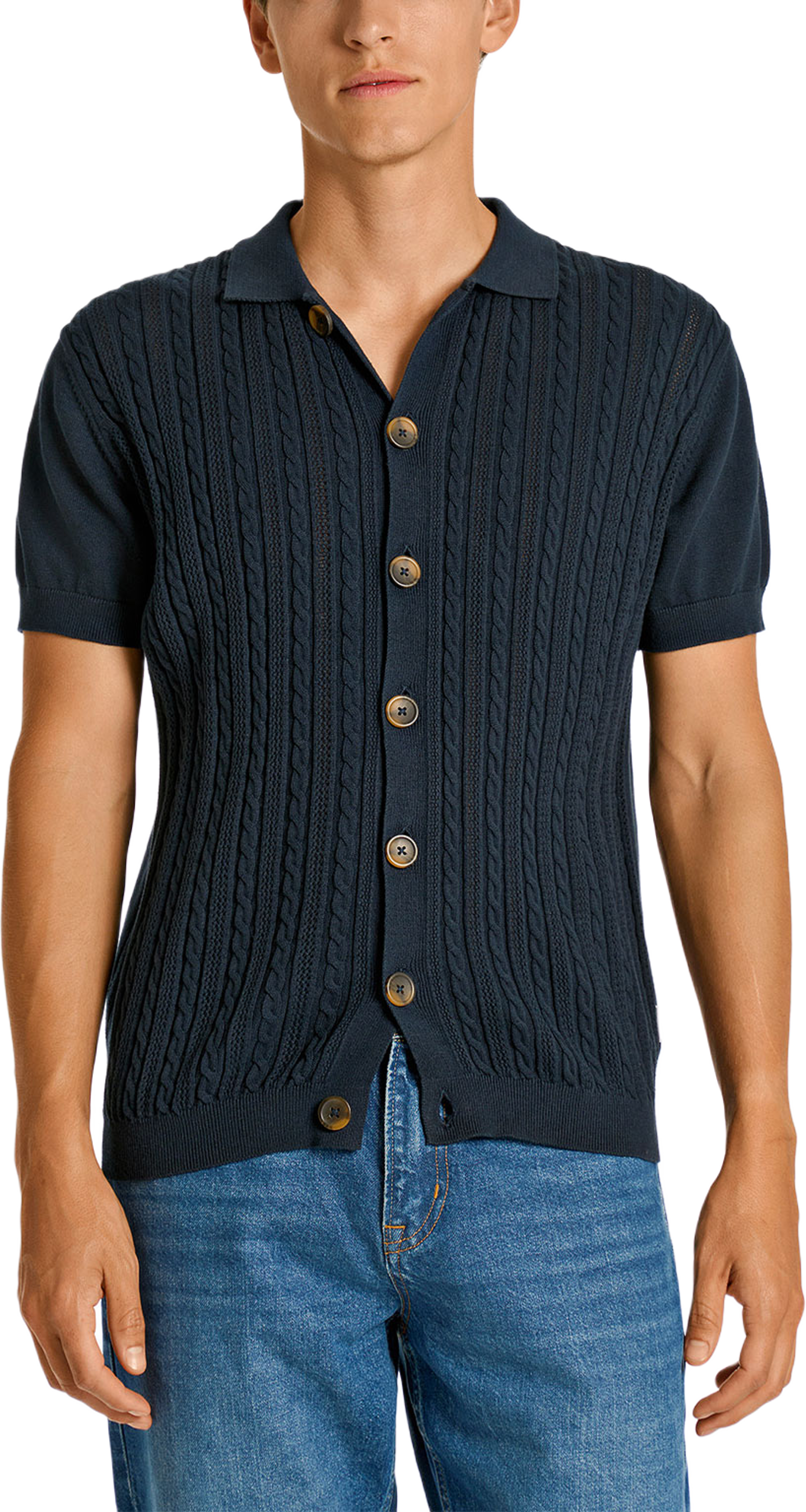 Knitted Cable Cardigan