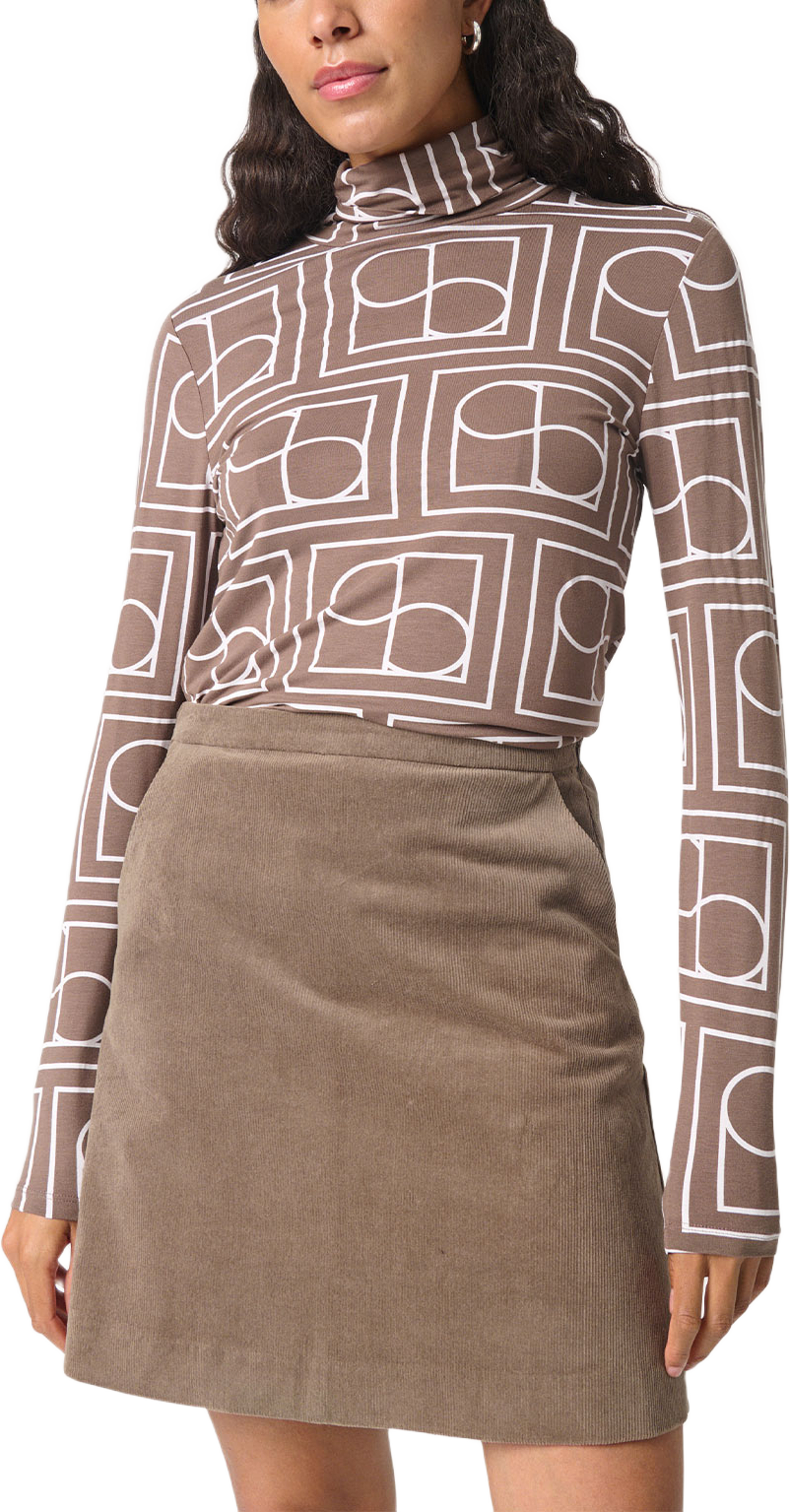 SLHanadi Printed Rollneck