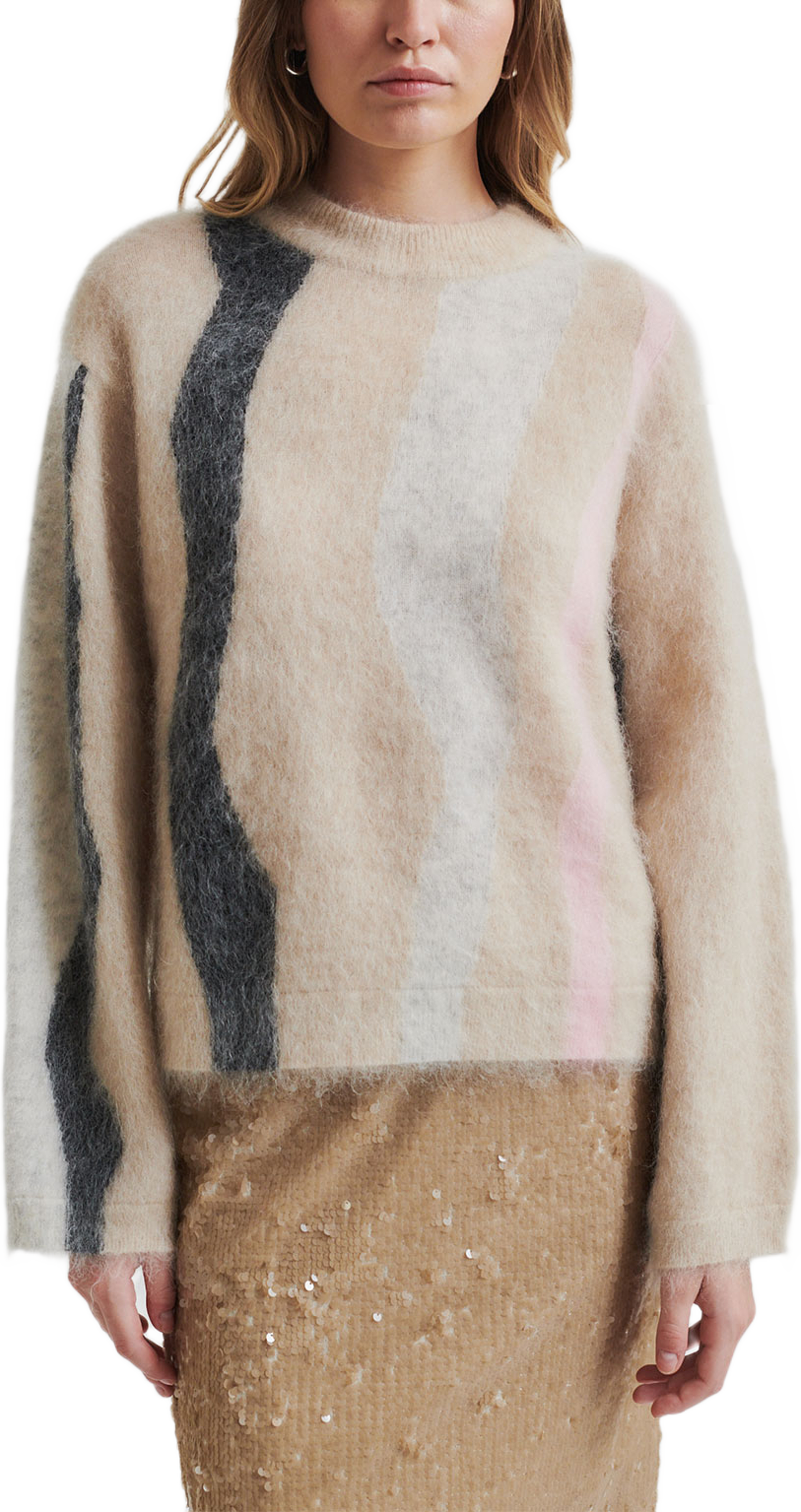 Marbel Knit O-Neck
