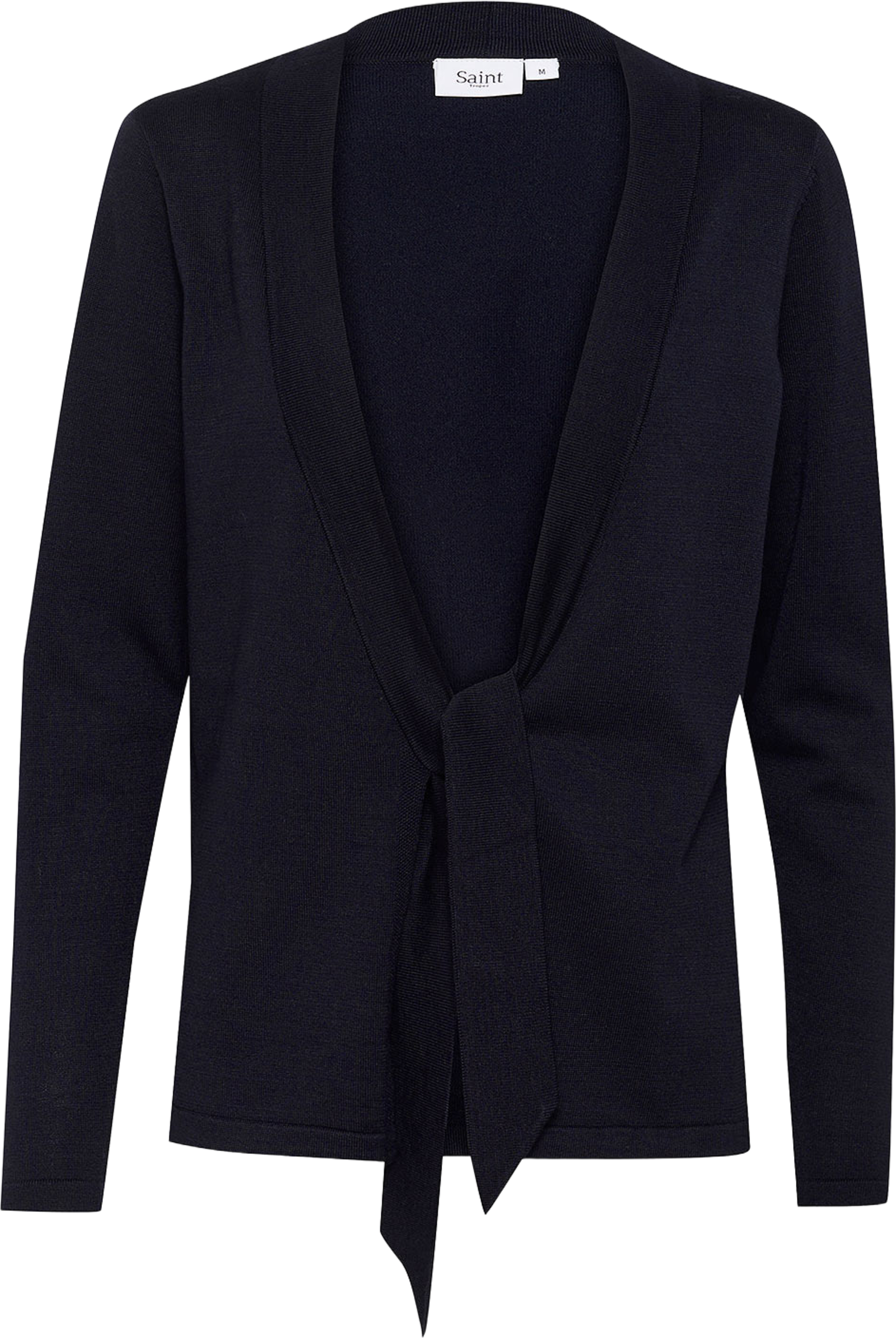 MilaSZ Tie Cardigan, från Saint Tropez, i färgen Night Sky. Klicka för att öppna bilden i stort format