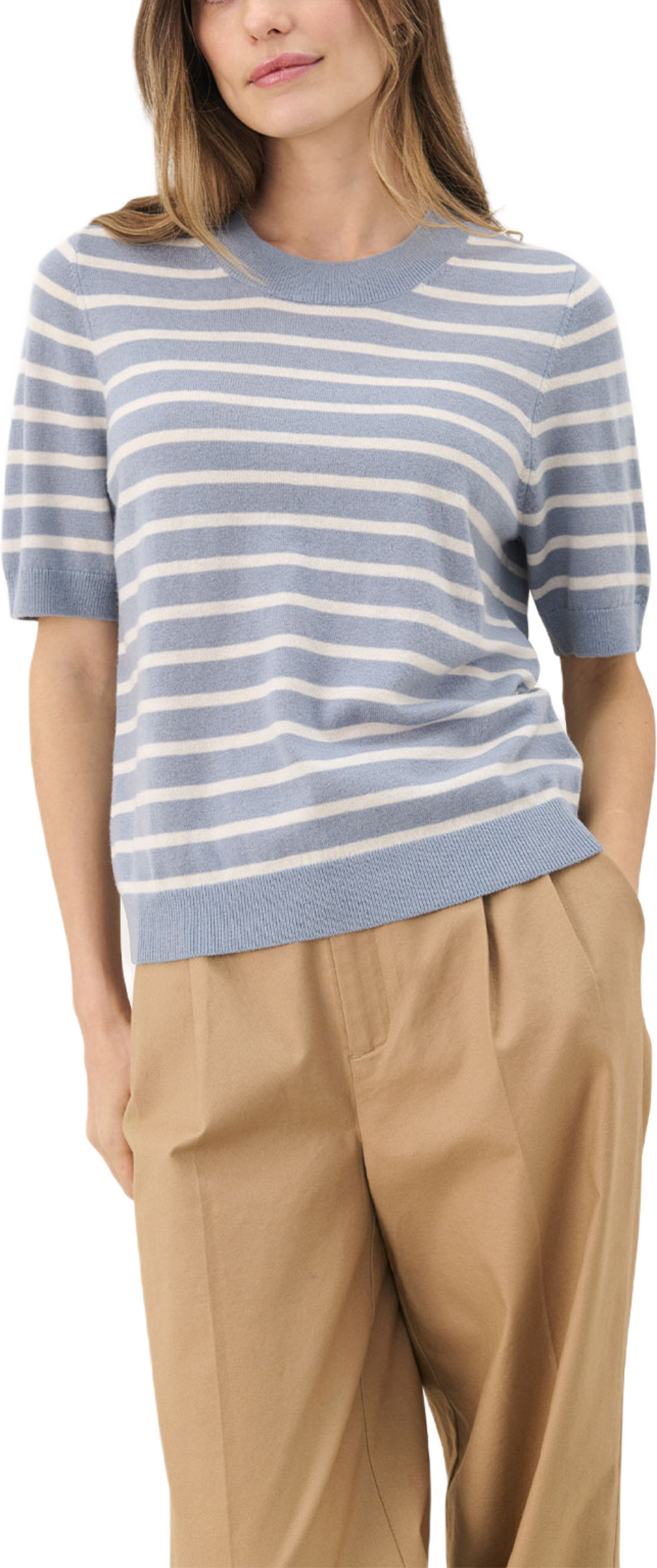 EverlottaPW Pullover, från Part Two, i färgen Tradewinds Whitecap Stripe. Klicka för att öppna bilden i stort format