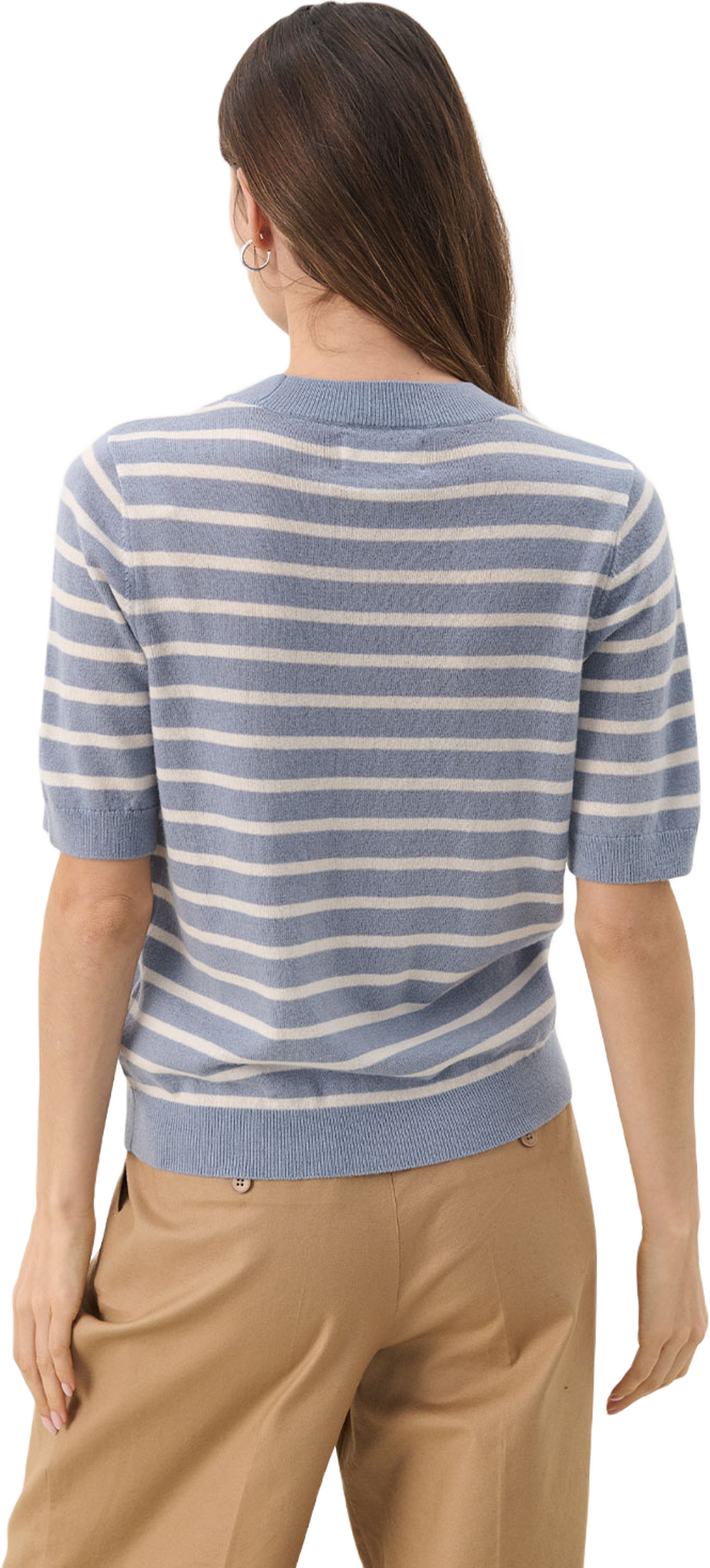 EverlottaPW Pullover, från Part Two, i färgen Tradewinds Whitecap Stripe. Klicka för att öppna bilden i stort format