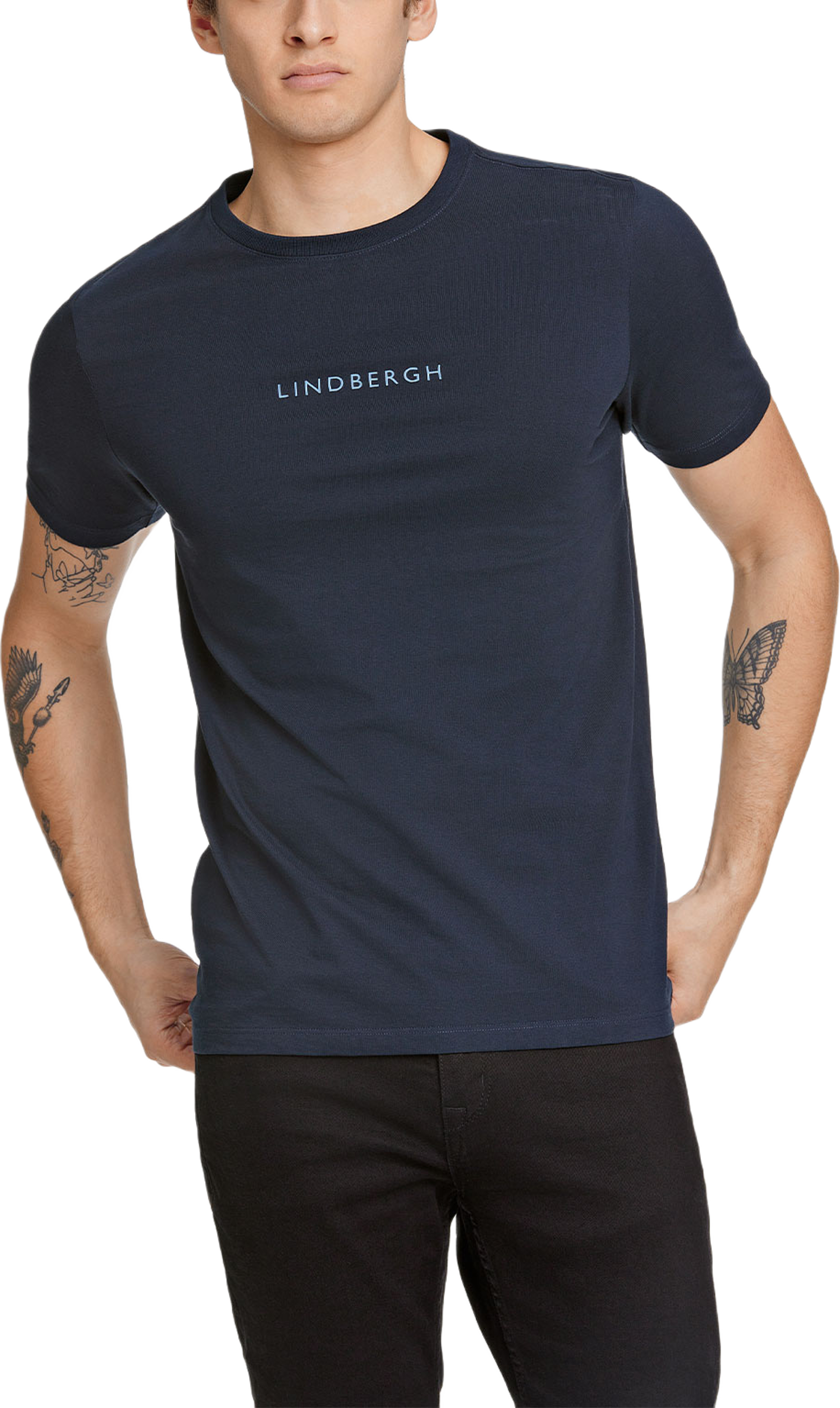 Lindbergh print tee S/S
