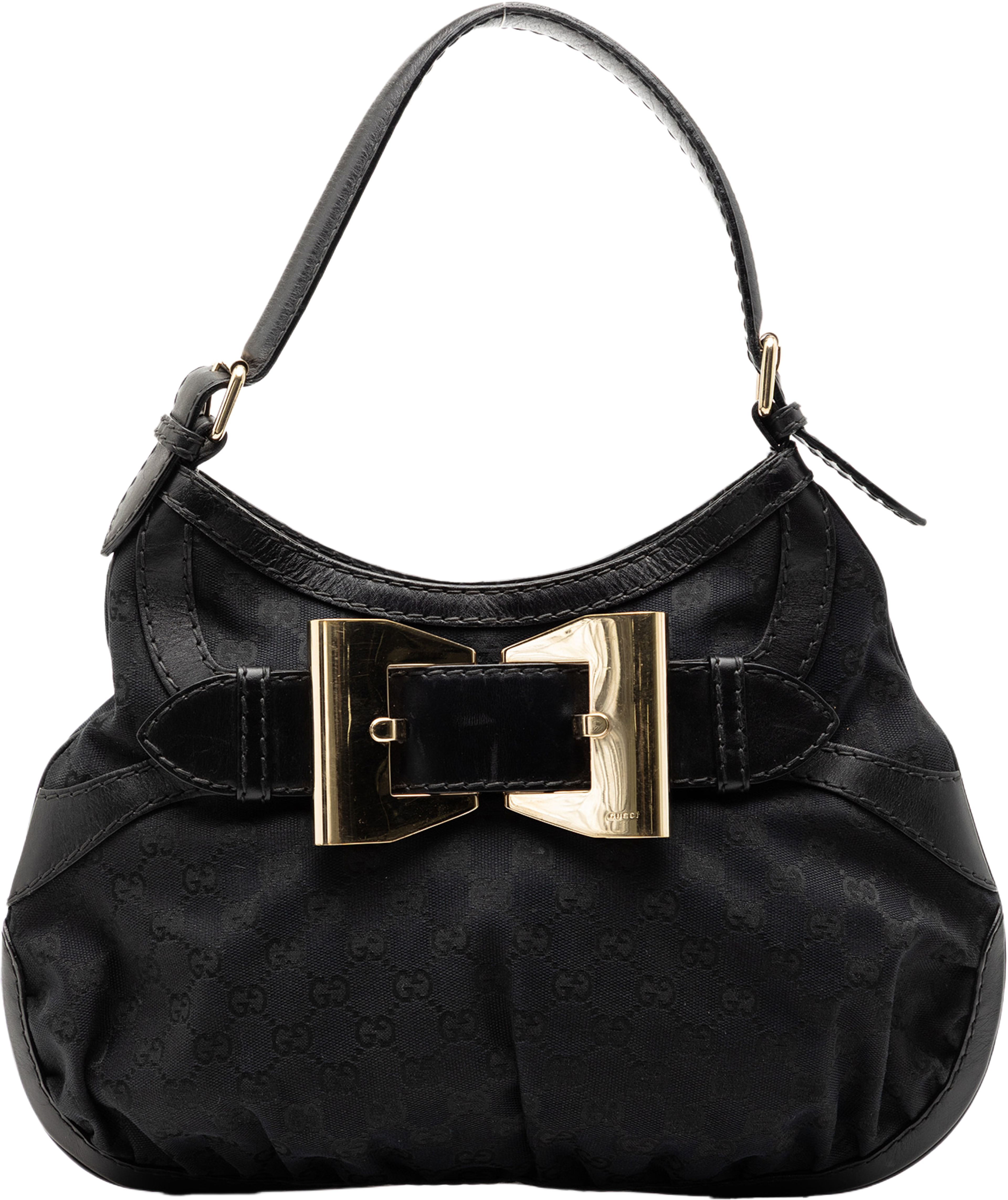 Gucci Gg Canvas Dialux Queen Hobo, från Luxclusif, i färgen black. Klicka för att öppna bilden i stort format