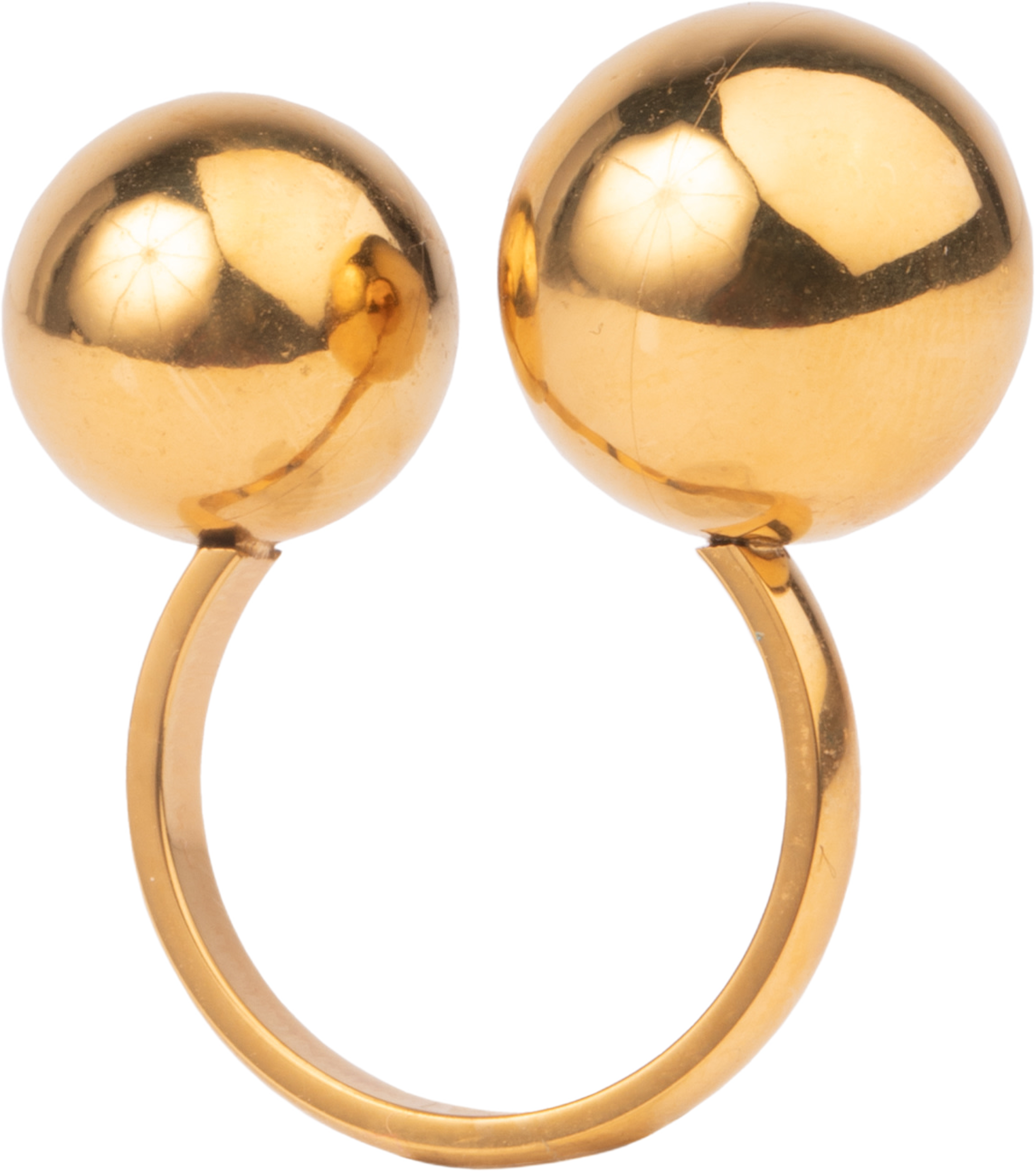 Divine Steel Ring, från pfgSTOCKHOLM, i färgen gold. Klicka för att öppna bilden i stort format