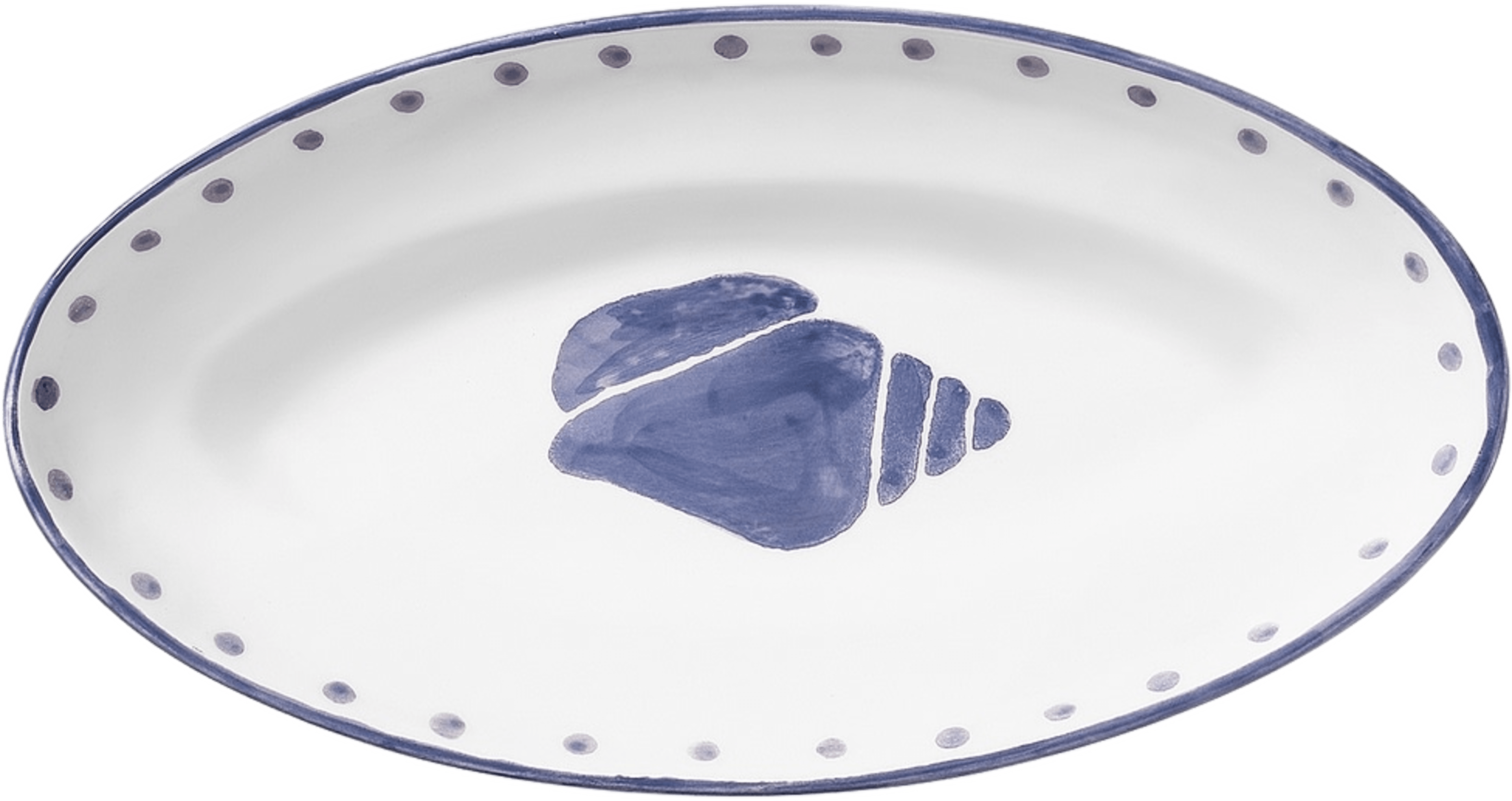 Marine Assiett - 26 Cm, från Pick A Poppy, i färgen blue. Klicka för att öppna bilden i stort format