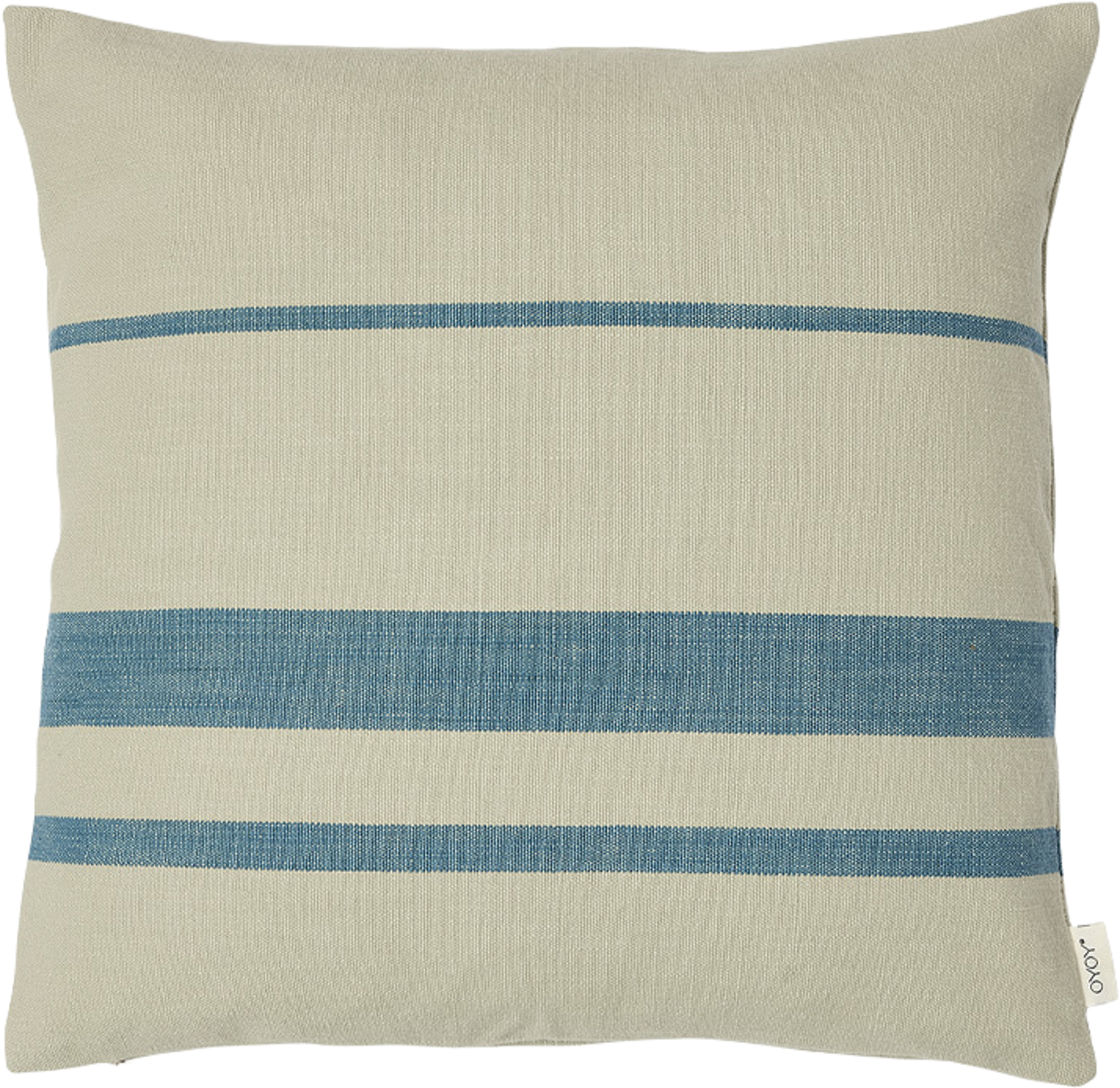 Sofuto Cushion Cover Square, från OYOY Living, i färgen blue,clay. Klicka för att öppna bilden i stort format