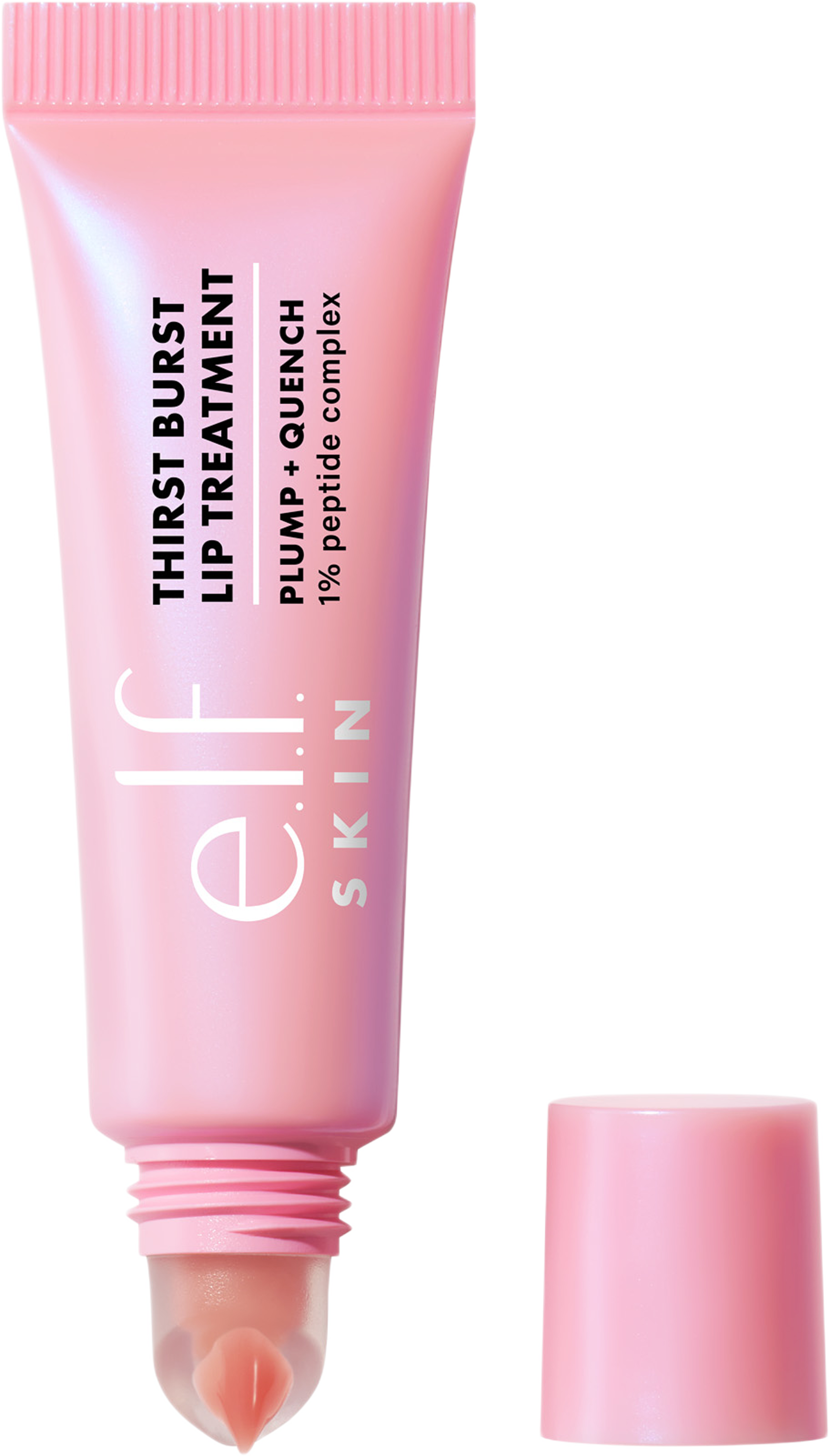Thirst Burst Plumptide Lip Treatment, från e.l.f, i färgen Sheer Guava. Klicka för att öppna bilden i stort format