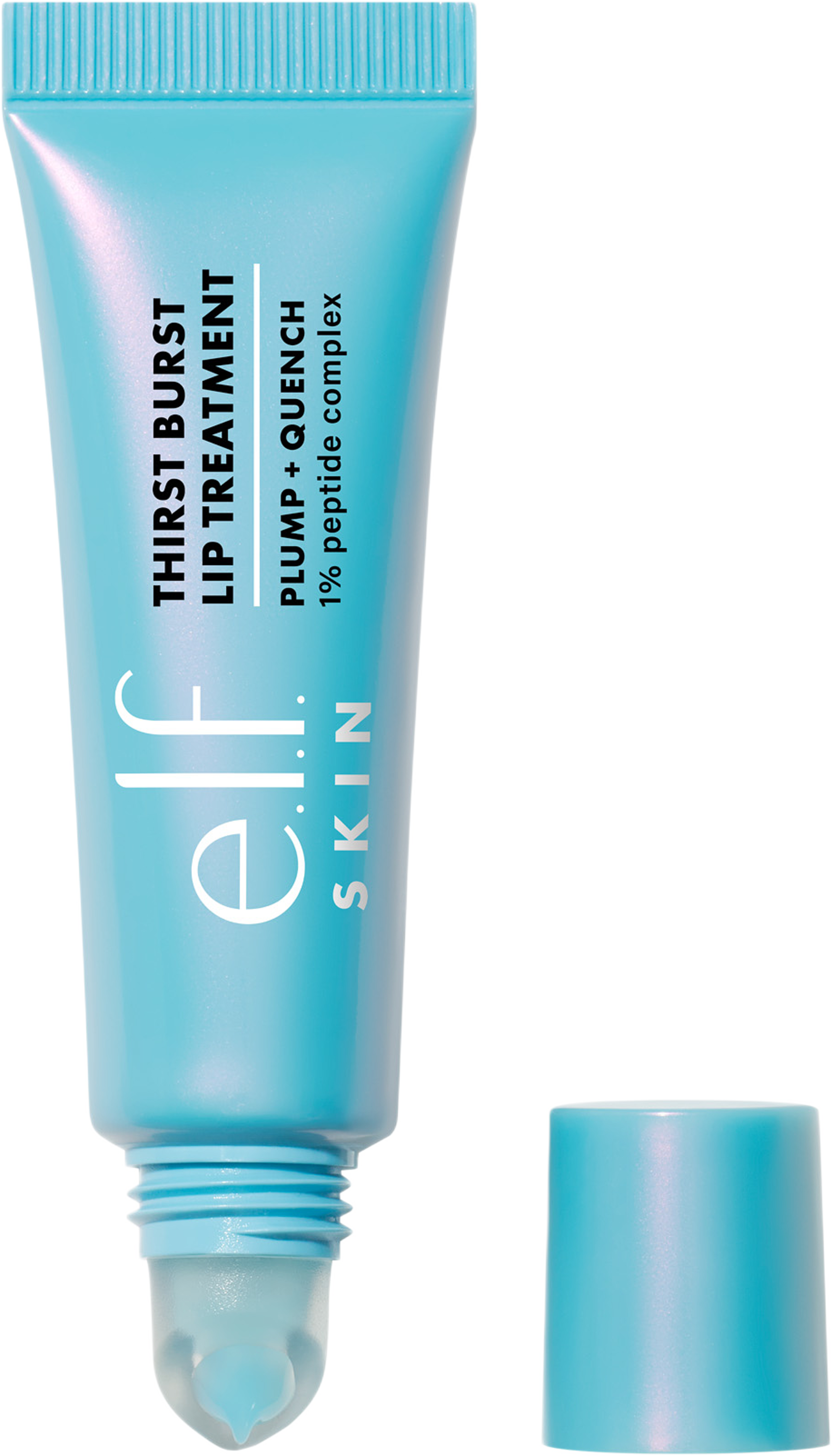 Thirst Burst Plumptide Lip Treatment, från e.l.f, i färgen Shee Blue Hibiscus. Klicka för att öppna bilden i stort format