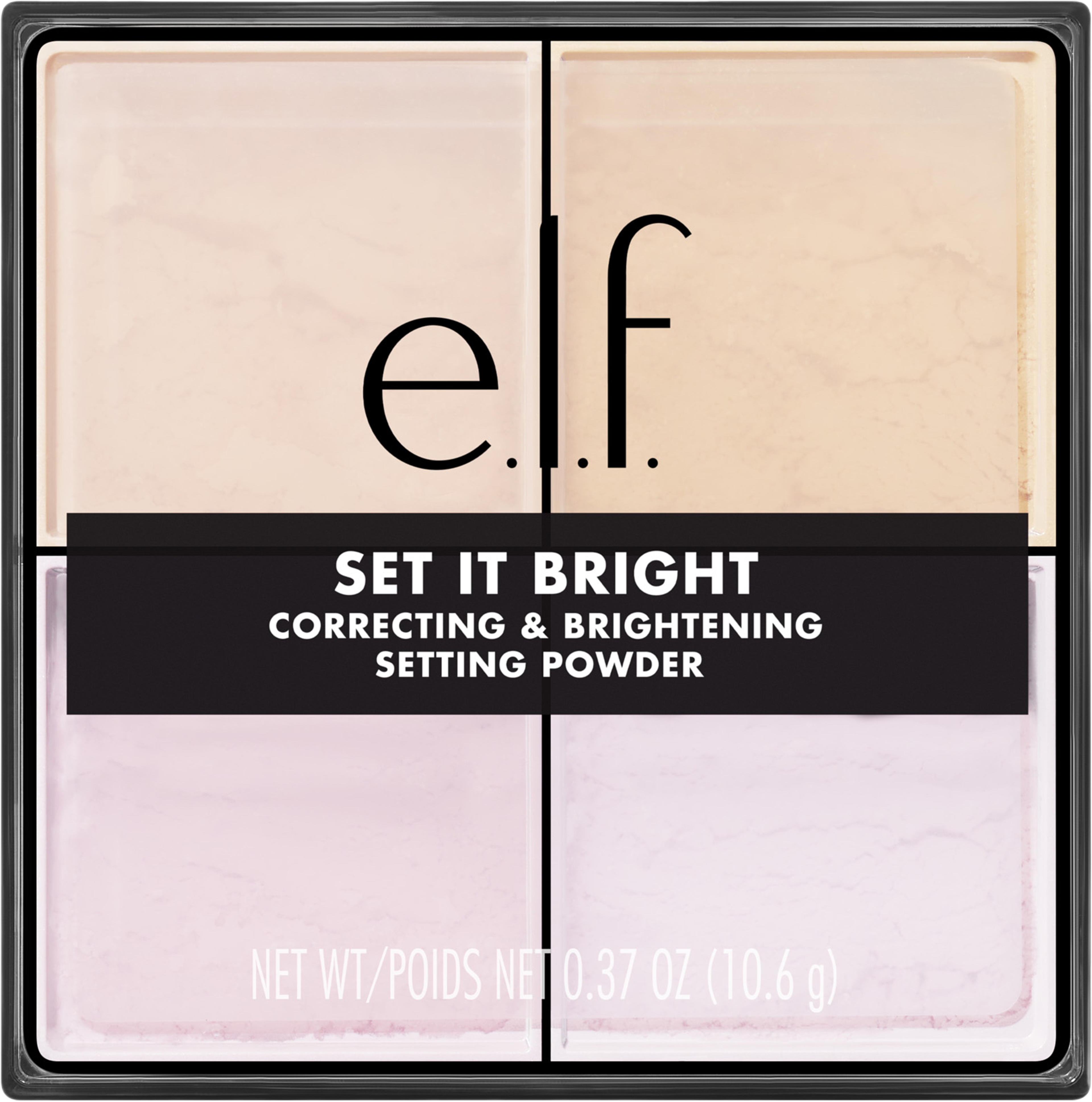 Set it Bright Powder Quad, från e.l.f, i färgen Light-medium. Klicka för att öppna bilden i stort format