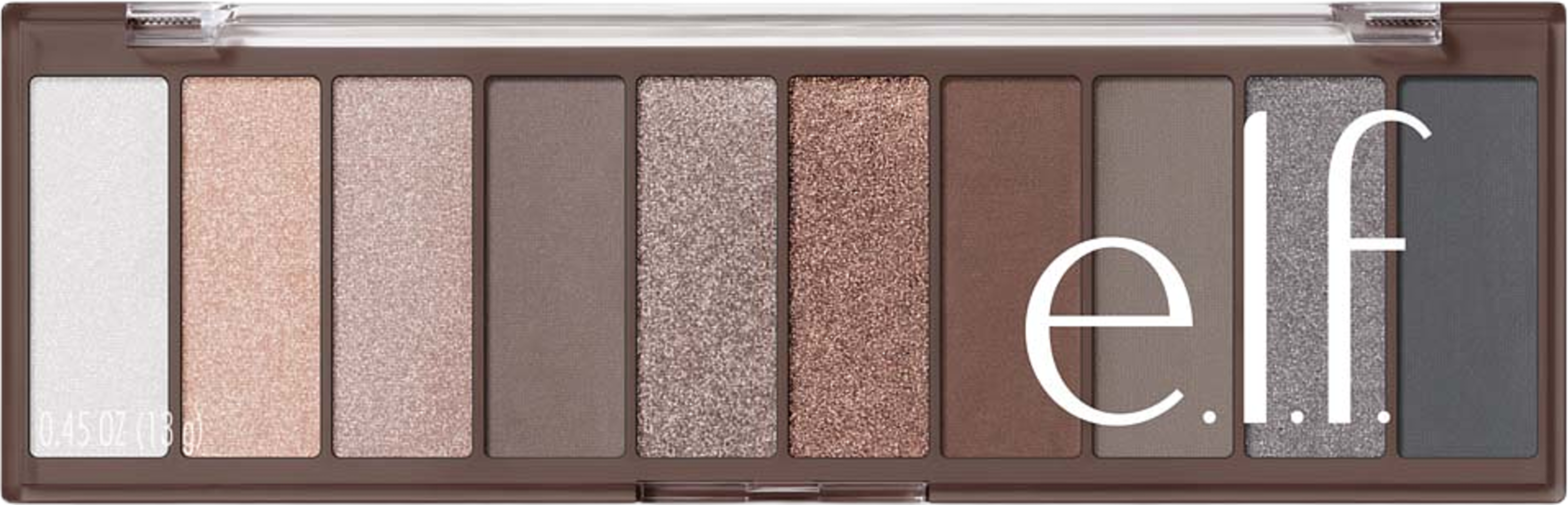 Perfect 10 Eyeshadow Palette, från e.l.f, i färgen Everyday Smoky. Klicka för att öppna bilden i stort format