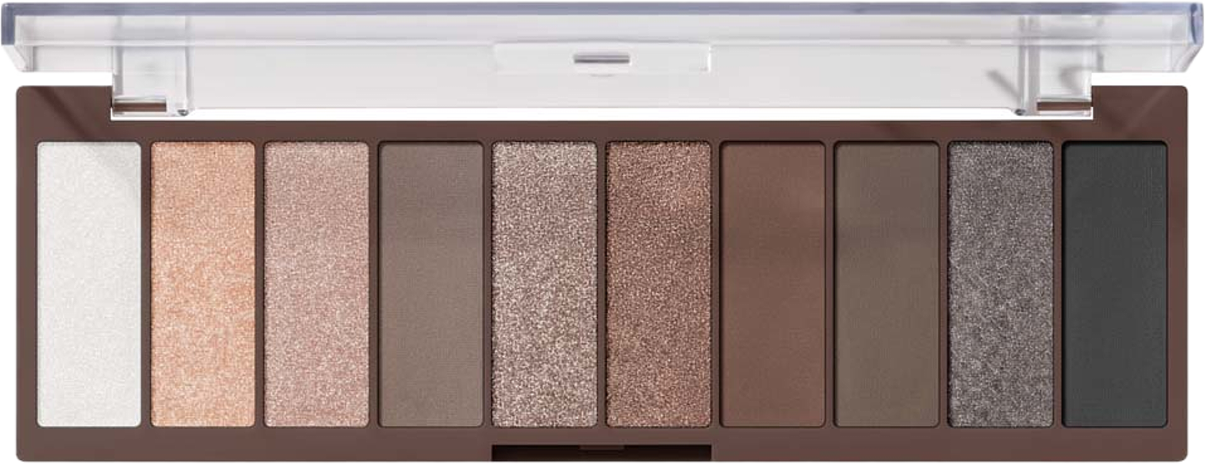 Perfect 10 Eyeshadow Palette, från e.l.f, i färgen Everyday Smoky. Klicka för att öppna bilden i stort format